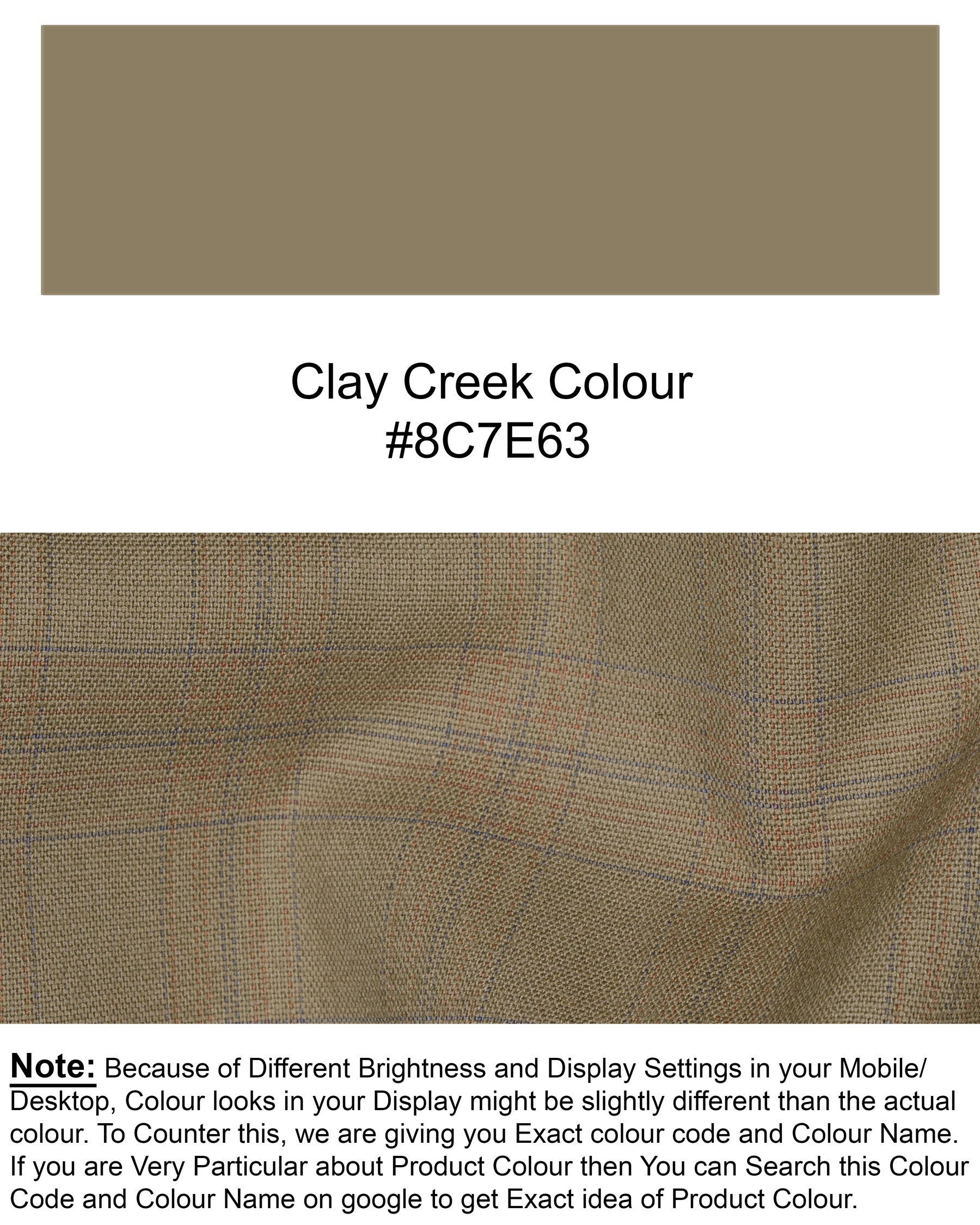 Clay Creek Plaid Wool Rich Pant