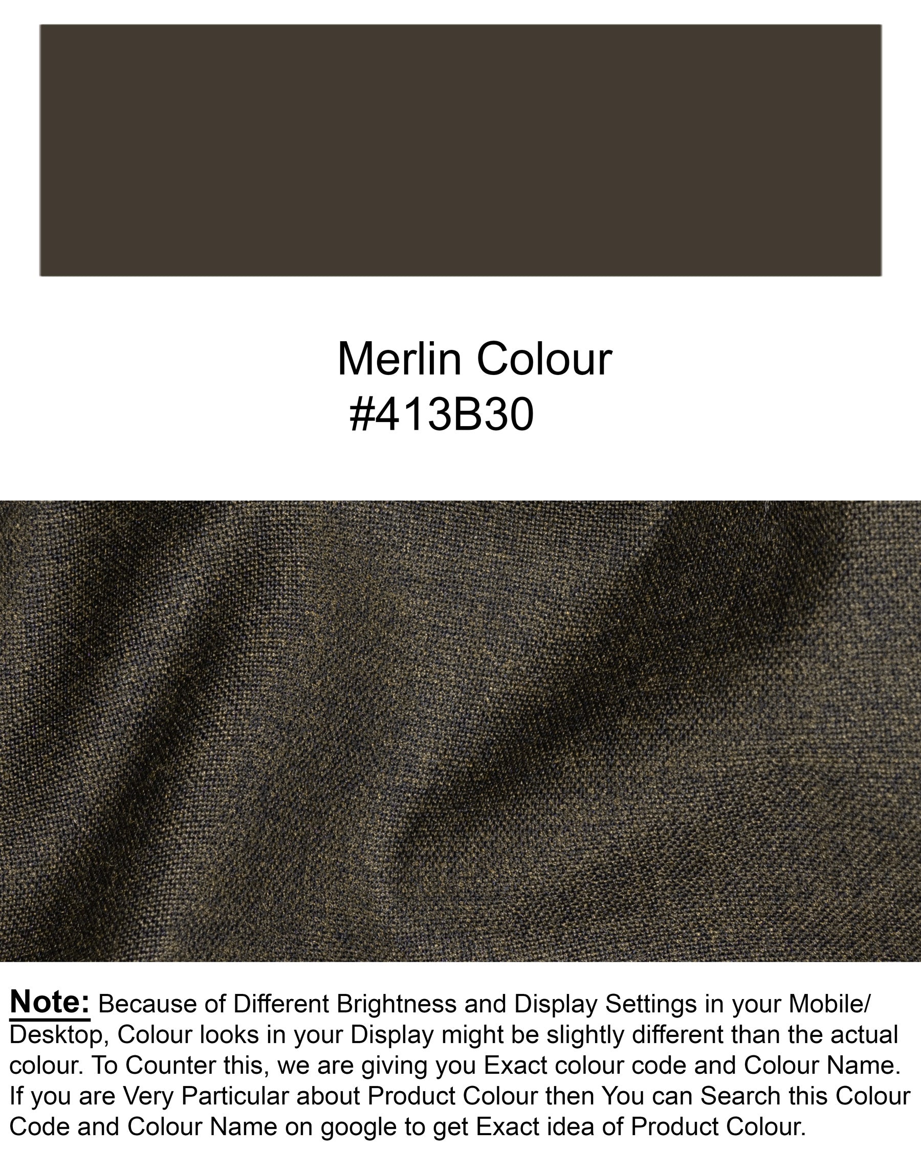 Merlin Green Wool Rich Pant