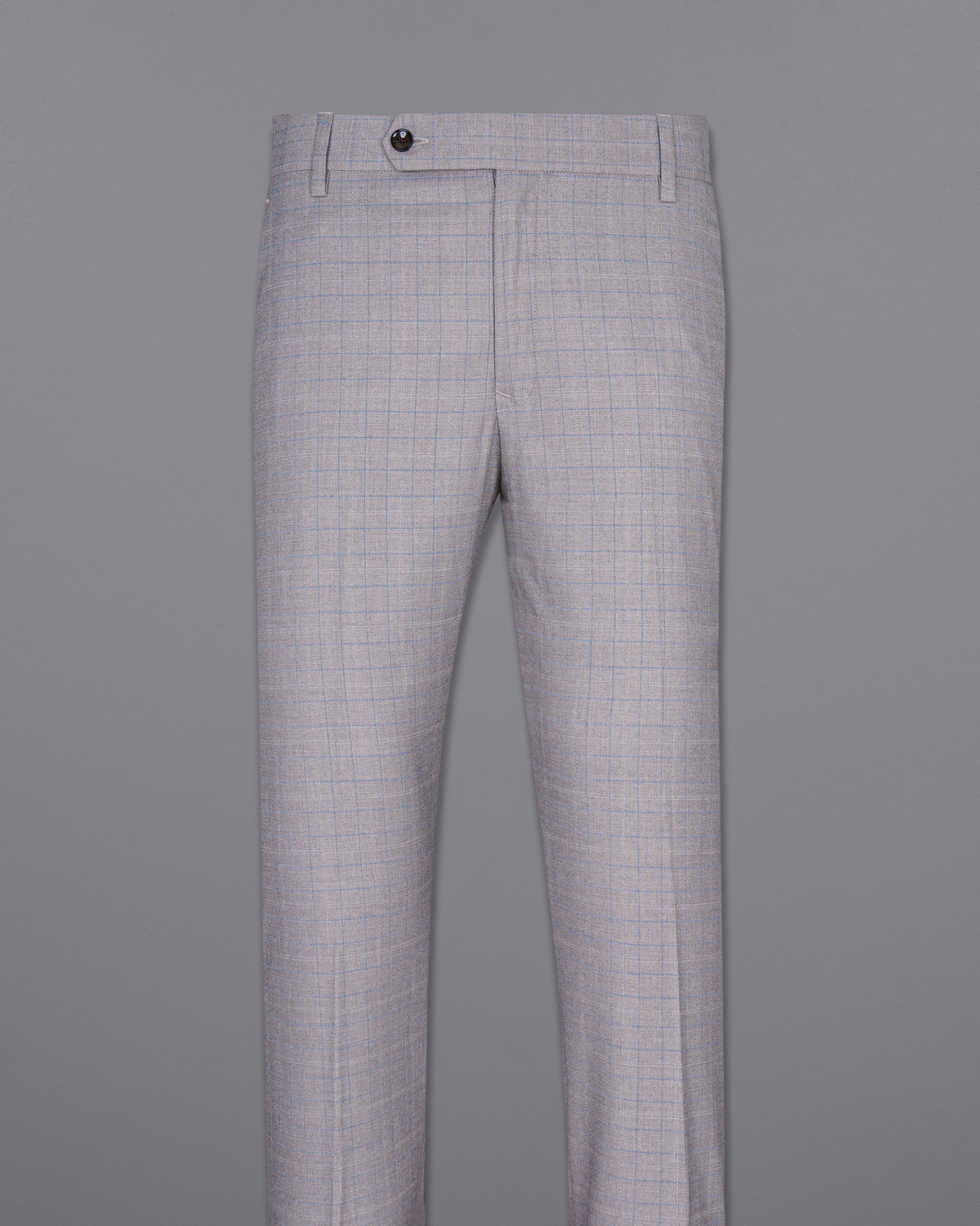 Pale Slate Plaid Woolrich Sports Pant