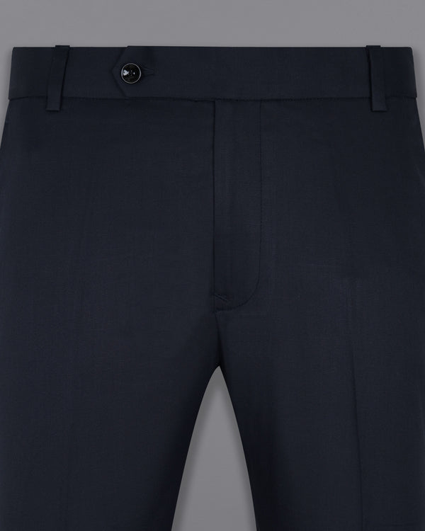 Mirage Blue Wool Rich Pant