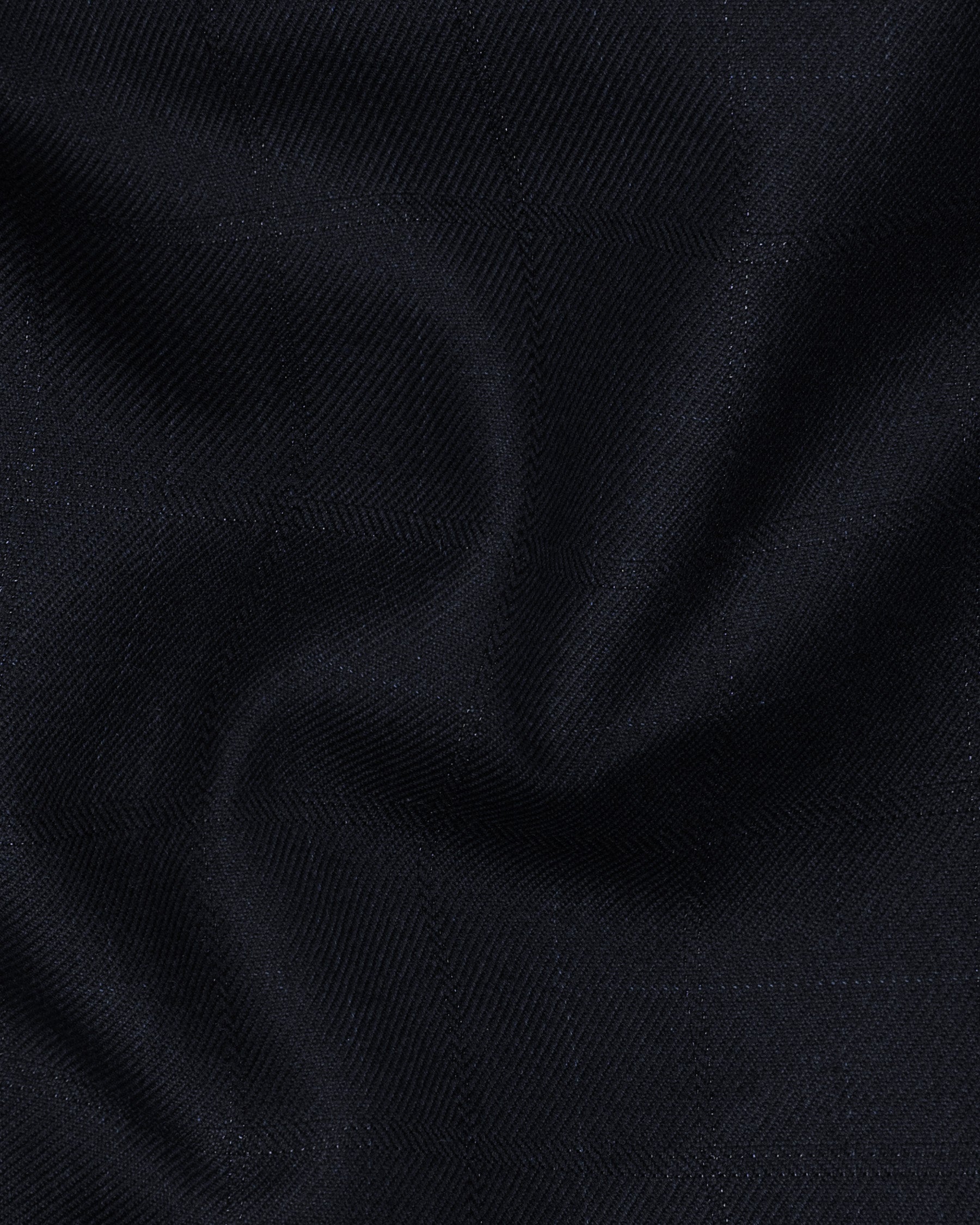 Mirage Black Subtle windowpane Wool Rich Pant