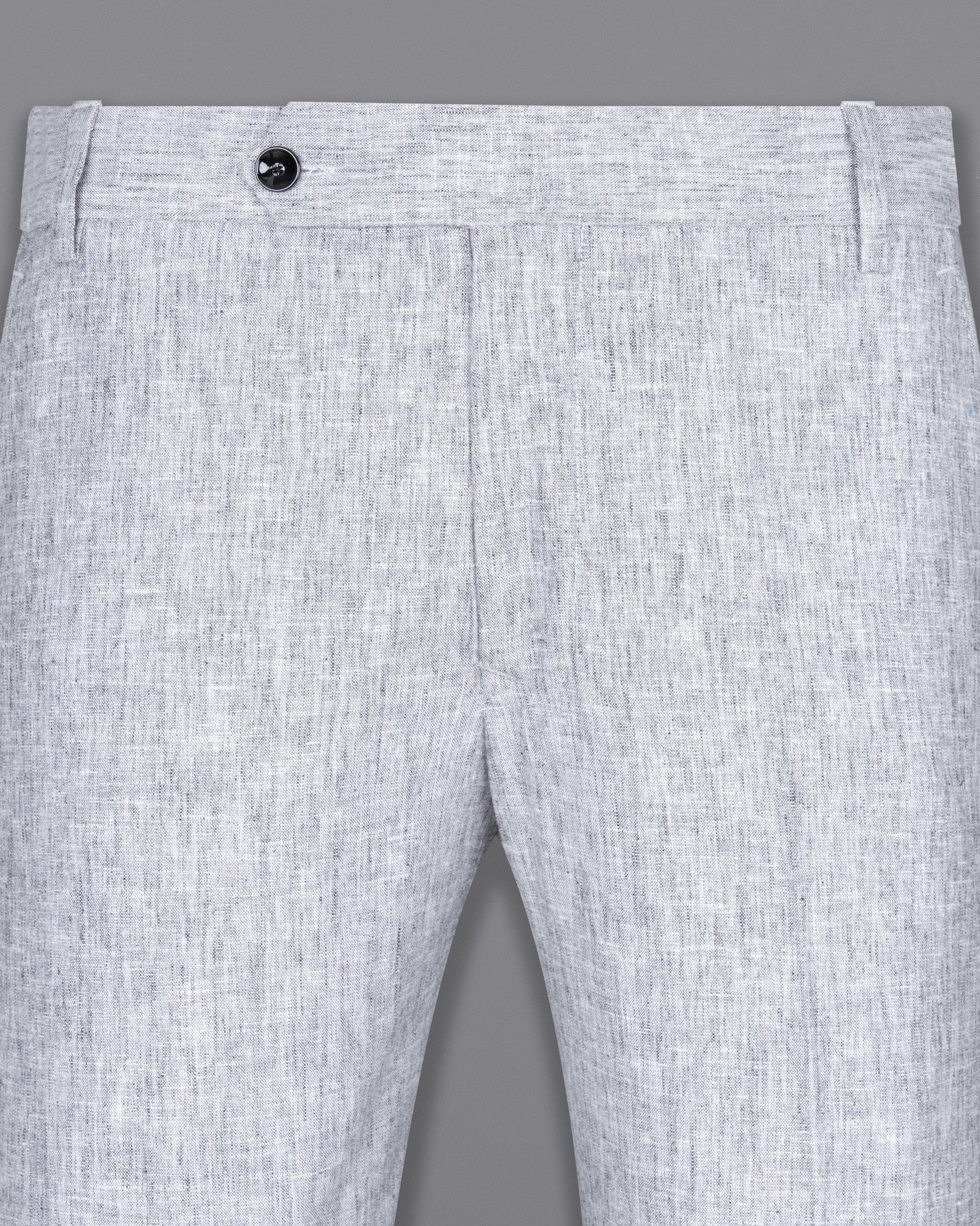 Ghost Grey Luxurious Linen Pant