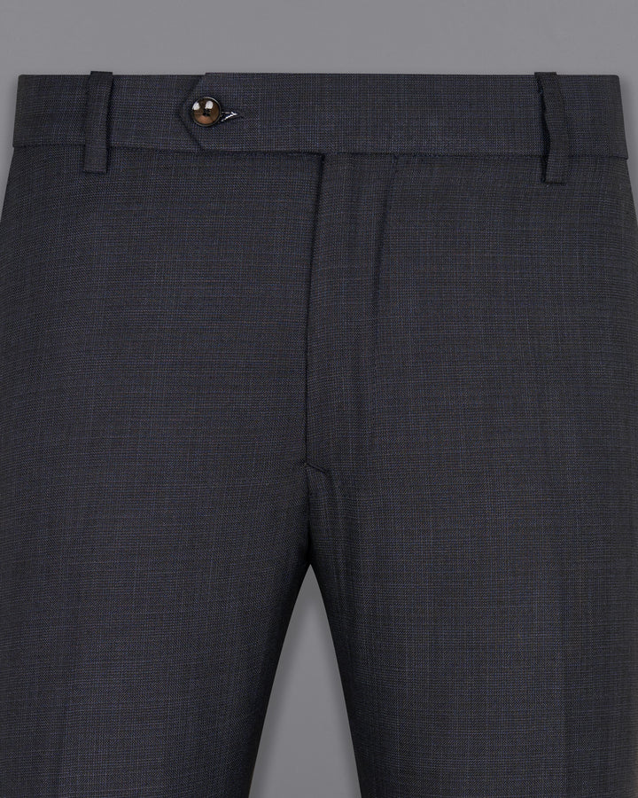 MAX Textured Slim Fit Formal Trousers  Max  Egattur  Kanchipuram