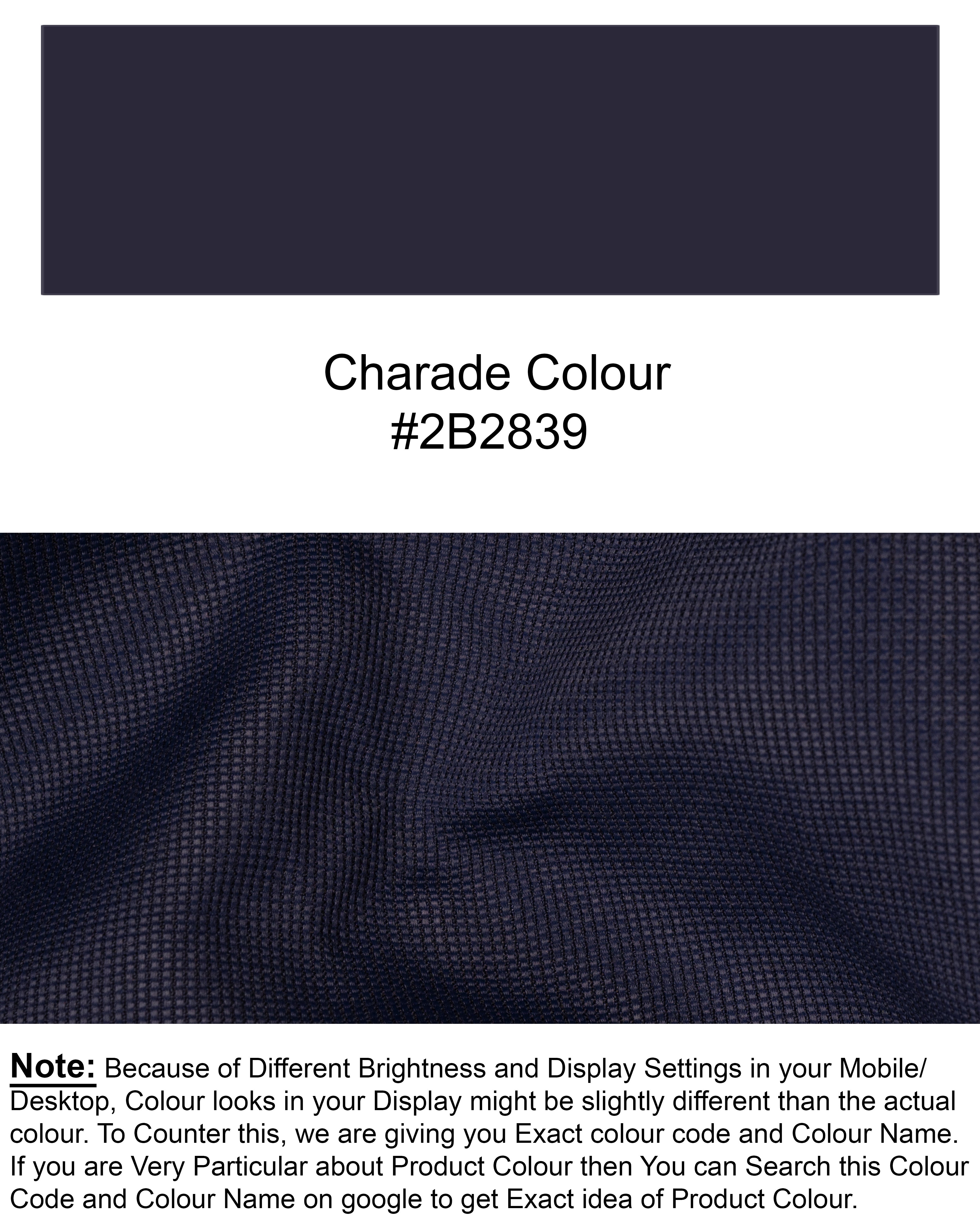 Charade Blue Premium Cotton Pant T1492-28, T1492-30, T1492-32, T1492-34, T1492-36, T1492-38, T1492-40, T1492-42, T1492-44
