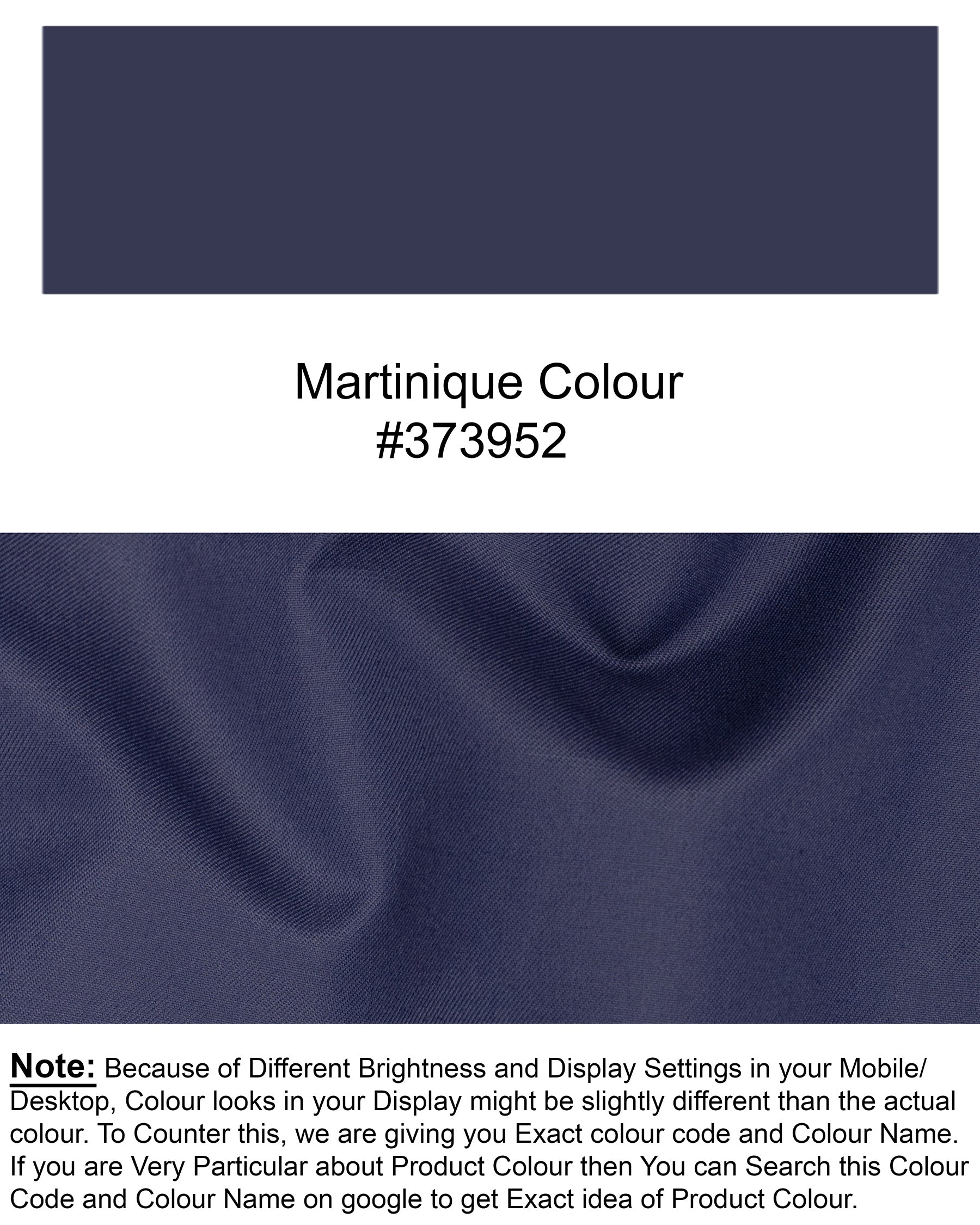 Martinique Blue Wool Rich Pant T1499-28, T1499-30, T1499-32, T1499-34, T1499-36, T1499-38, T1499-40, T1499-42, T1499-44