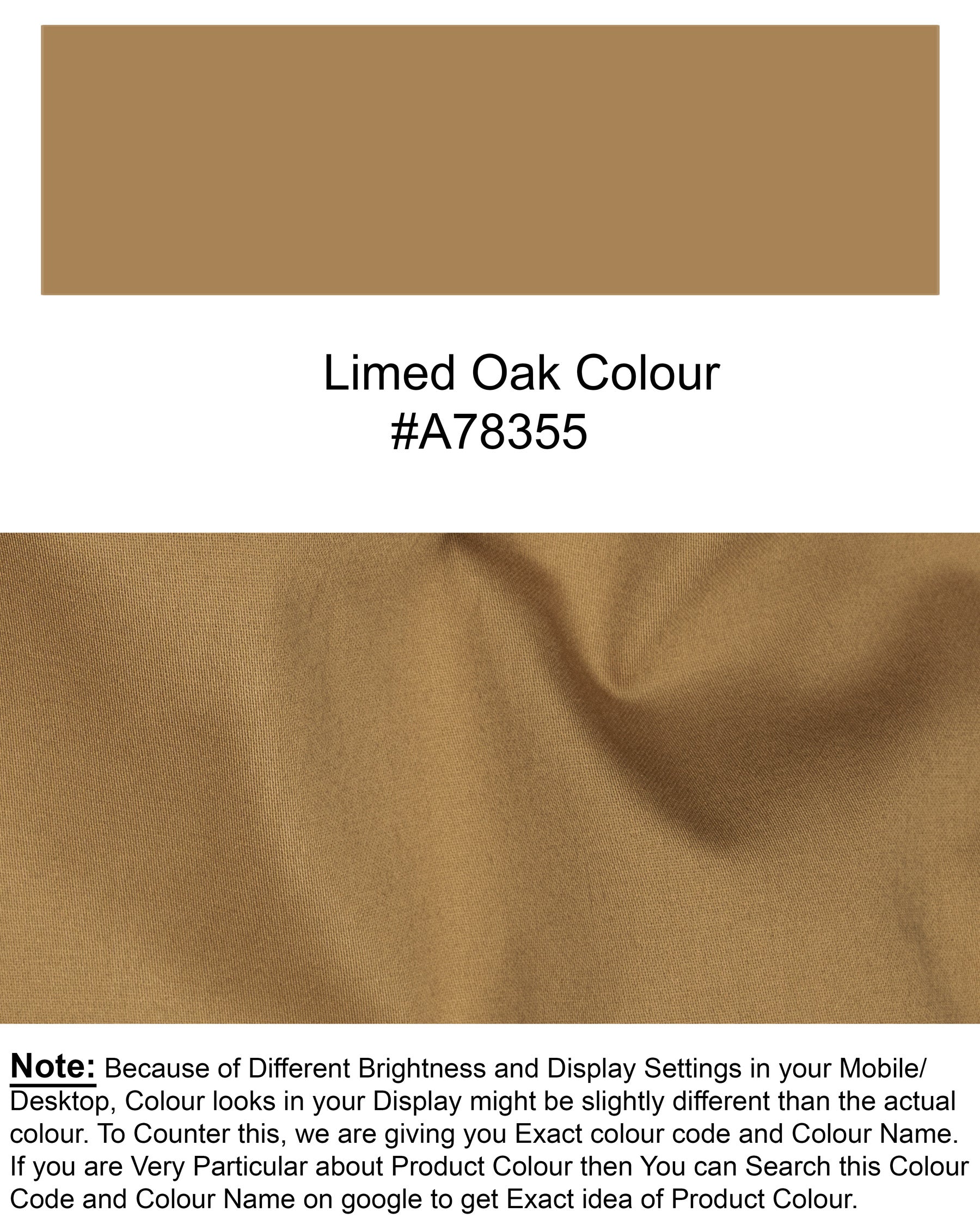 Oak Brown Premium Cotton Pant T1528-28, T1528-30, T1528-32, T1528-34, T1528-36, T1528-38, T1528-40, T1528-42, T1528-44