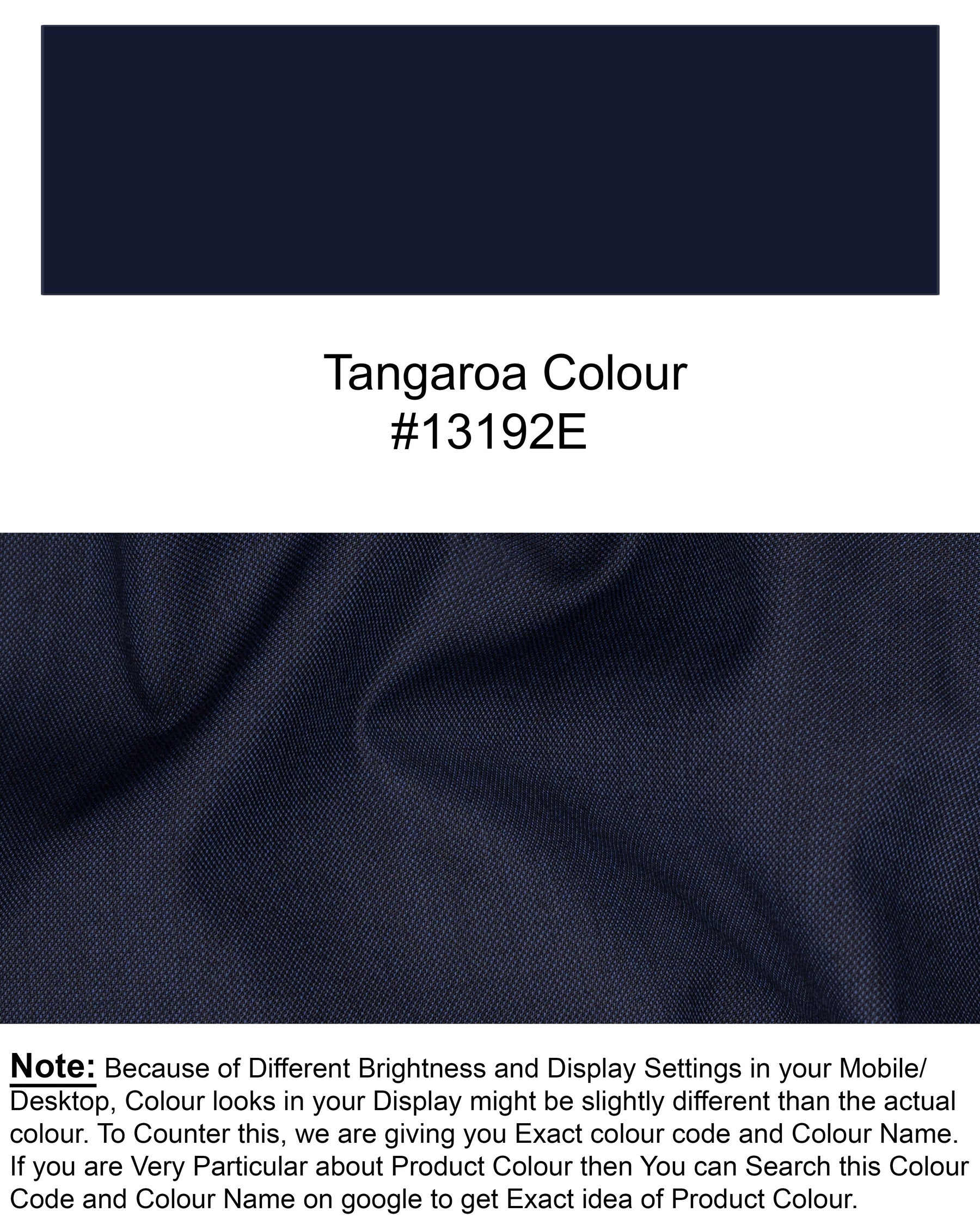 Tangaroa Blue Wool Rich Pant T1536-28, T1536-30, T1536-32, T1536-34, T1536-36, T1536-38, T1536-40, T1536-42, T1536-44