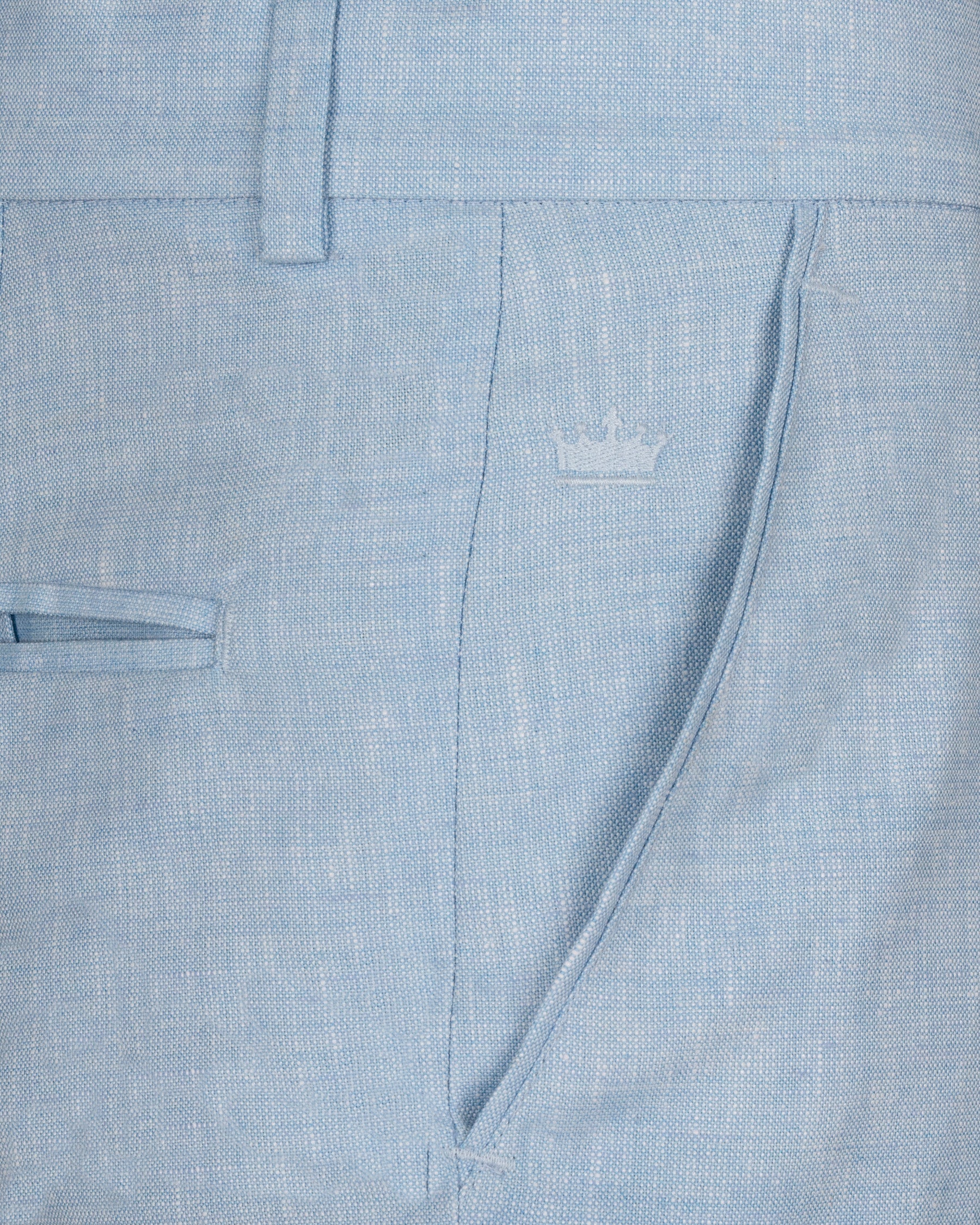 Spindle Blue Luxurious Linen Sports Pant T1547-28, T1547-30, T1547-32, T1547-34, T1547-36, T1547-38, T1547-40, T1547-42, T1547-44