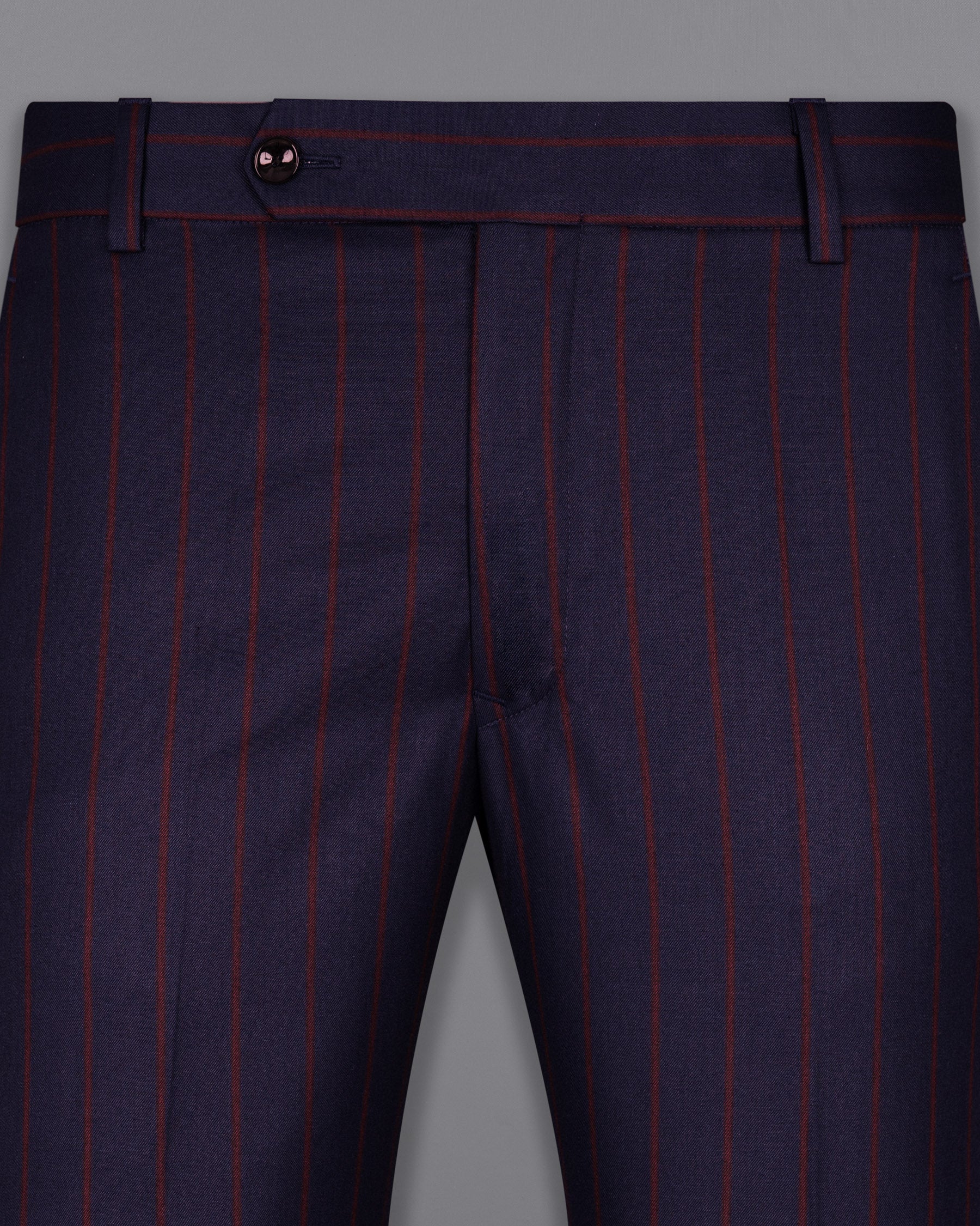 Midnight Express Blue Striped Wool Rich Pant T1551-28, T1551-30, T1551-32, T1551-34, T1551-36, T1551-38, T1551-40, T1551-42, T1551-44