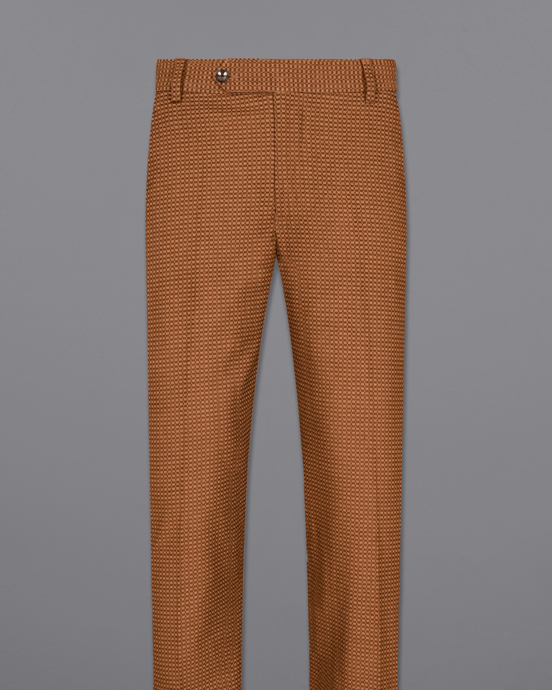 Cape Palliser Brown Velvet Corduroy Box patterned Sports Pant T1553-28, T1553-30, T1553-32, T1553-34, T1553-36, T1553-38, T1553-40, T1553-42, T1553-44