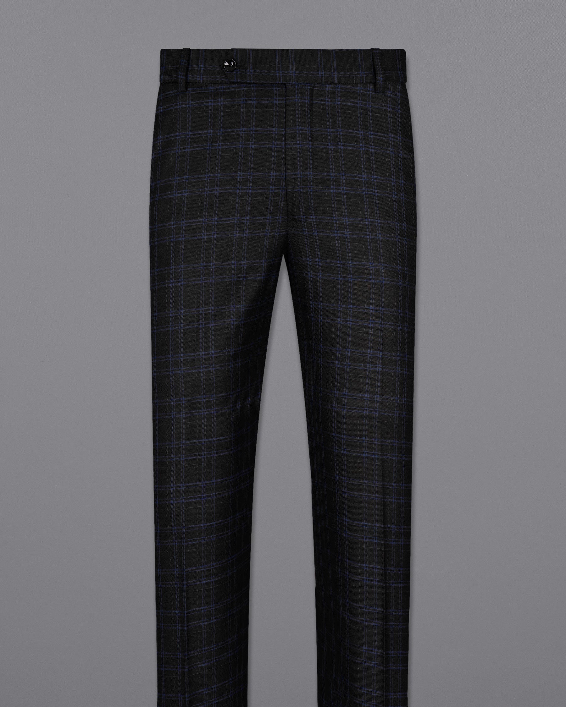 Jet Black and Valhalla Violet Plaid Woolrich Pant T1556-28, T1556-30, T1556-32, T1556-34, T1556-36, T1556-38, T1556-40, T1556-42, T1556-44