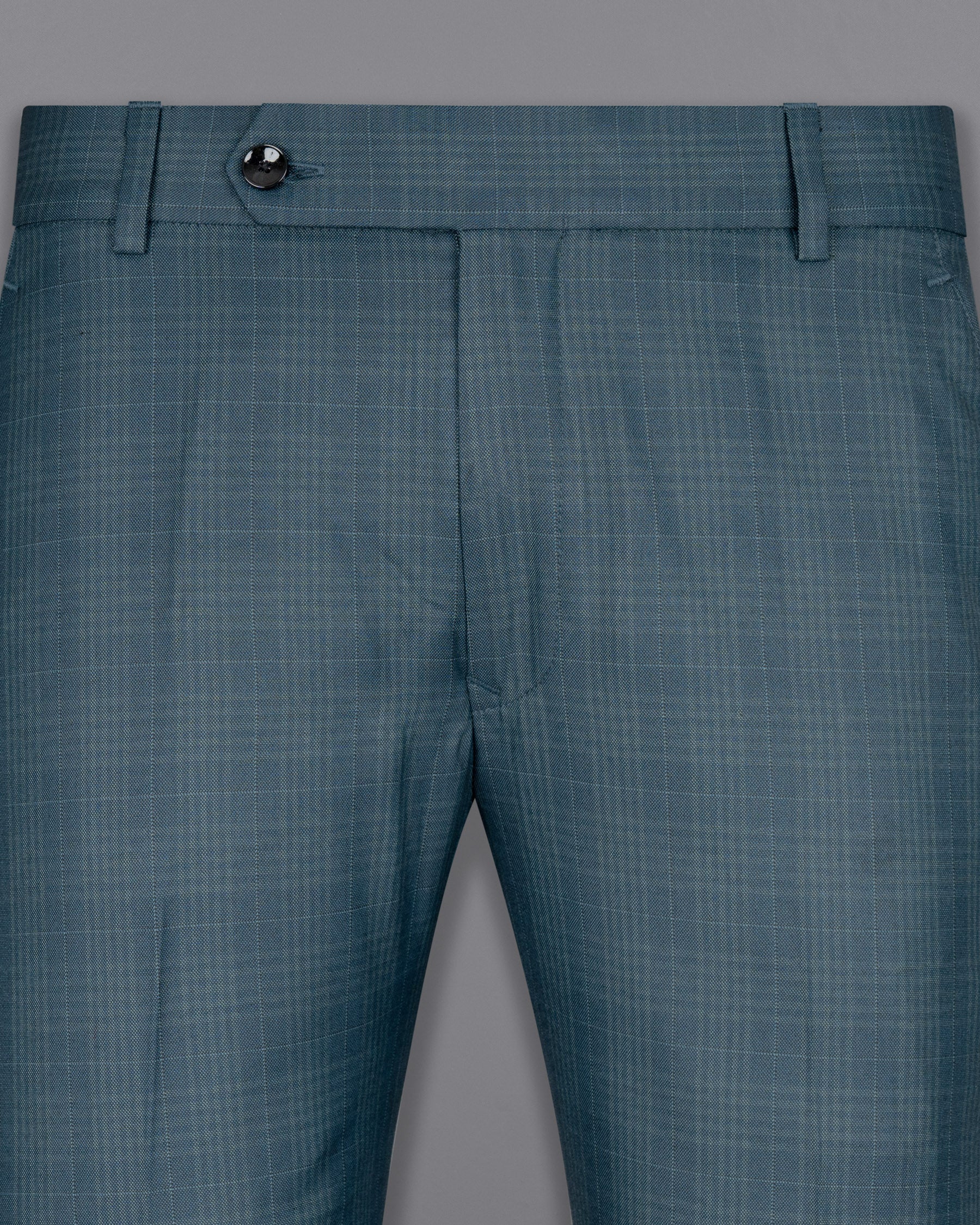 Blue Bayoux Checkered Wool Rich Pant T1588-28, T1588-30, T1588-32, T1588-34, T1588-36, T1588-38, T1588-40, T1588-42, T1588-44