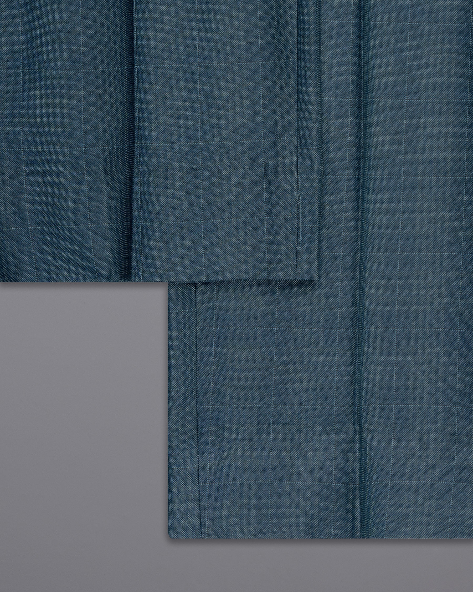 Blue Bayoux Checkered Wool Rich Pant T1588-28, T1588-30, T1588-32, T1588-34, T1588-36, T1588-38, T1588-40, T1588-42, T1588-44