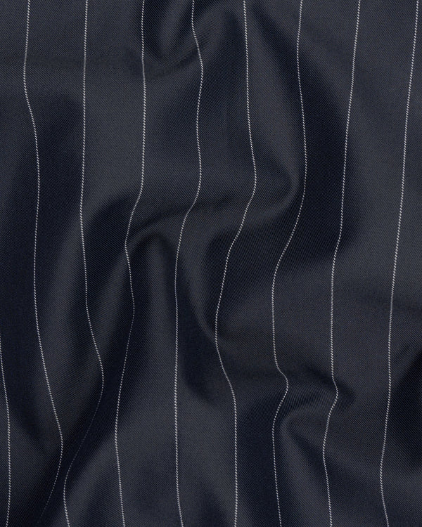 Charcoal Striped Wool Rich Pant T1590-28, T1590-30, T1590-32, T1590-34, T1590-36, T1590-38, T1590-40, T1590-42, T1590-44