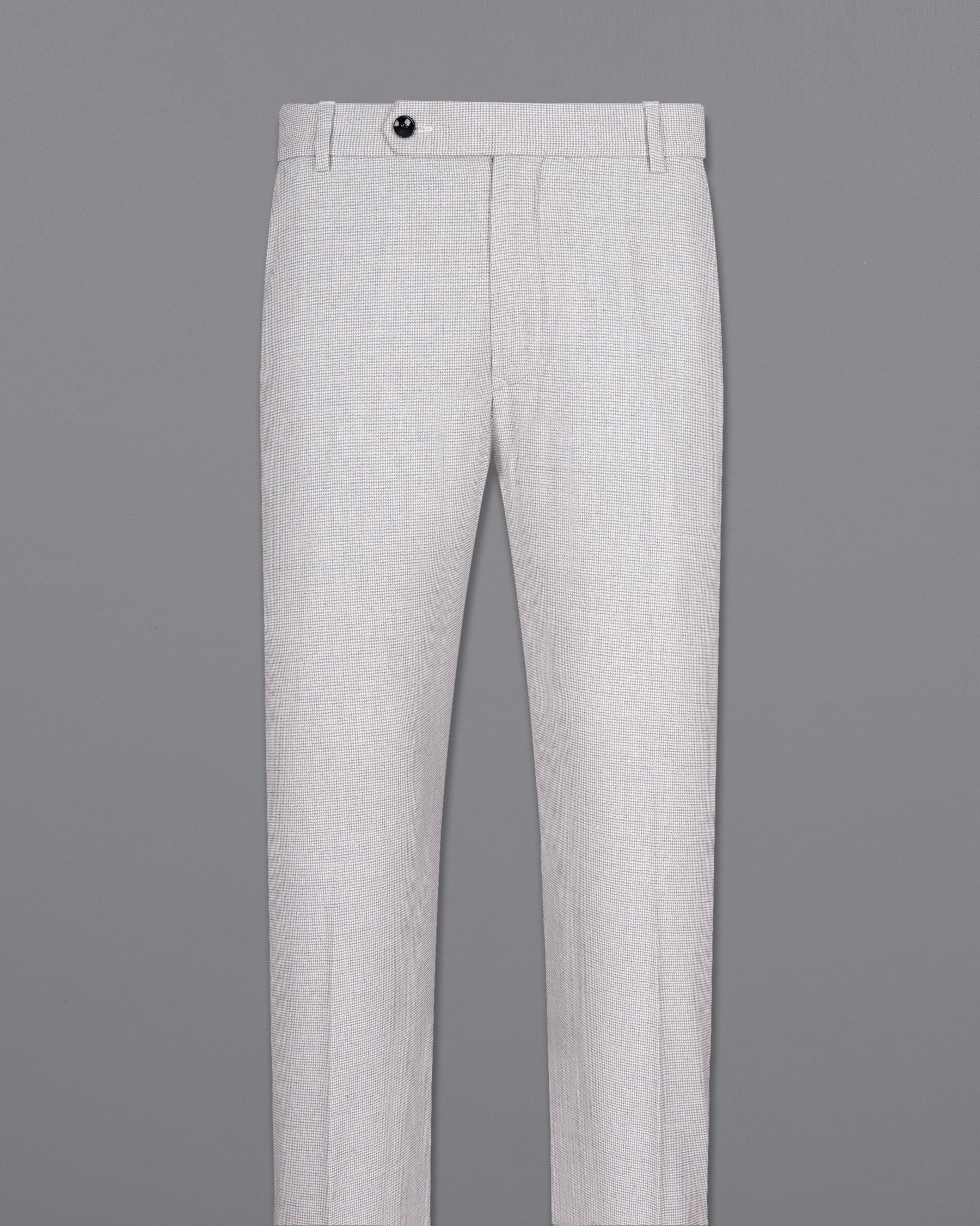 Shady Lady Grey houndstooth Wool Rich Pant T1597-28, T1597-30, T1597-32, T1597-34, T1597-36, T1597-38, T1597-40, T1597-42, T1597-44