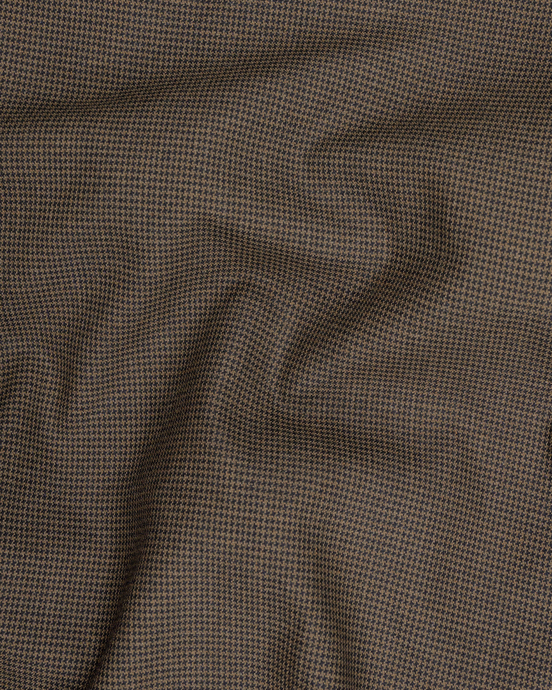 Coffee Brown Hounstooth Wool Rich Sports Pant T1600-28, T1600-30, T1600-32, T1600-34, T1600-36, T1600-38, T1600-40, T1600-42, T1600-44