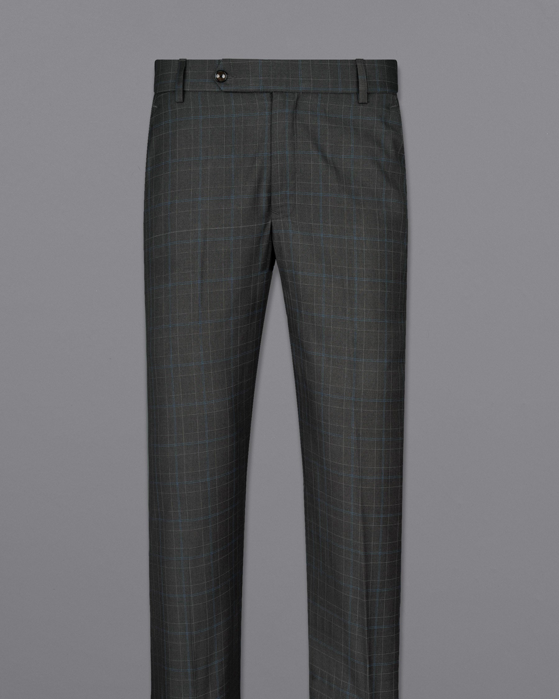 Cape Cod Gray Super fine Checkered Wool Rich Pant T1603-28, T1603-30, T1603-32, T1603-34, T1603-36, T1603-38, T1603-40, T1603-42, T1603-44