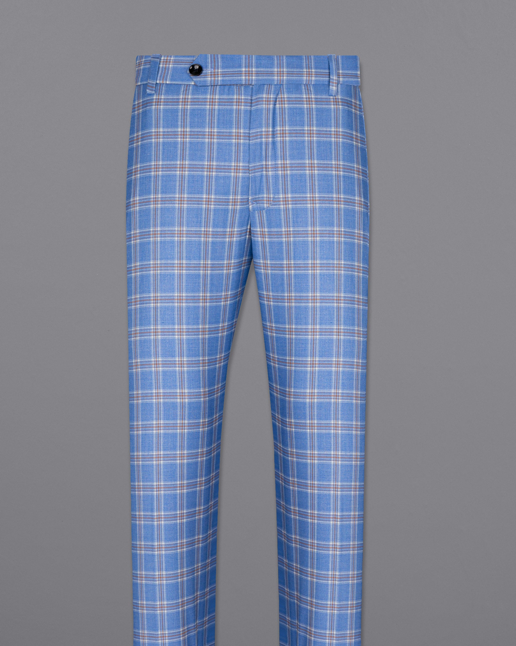 Ship Cove Blue Super fine Windowpane Wool Rich Pant T1609-28, T1609-30, T1609-32, T1609-34, T1609-36, T1609-38, T1609-40, T1609-42, T1609-44