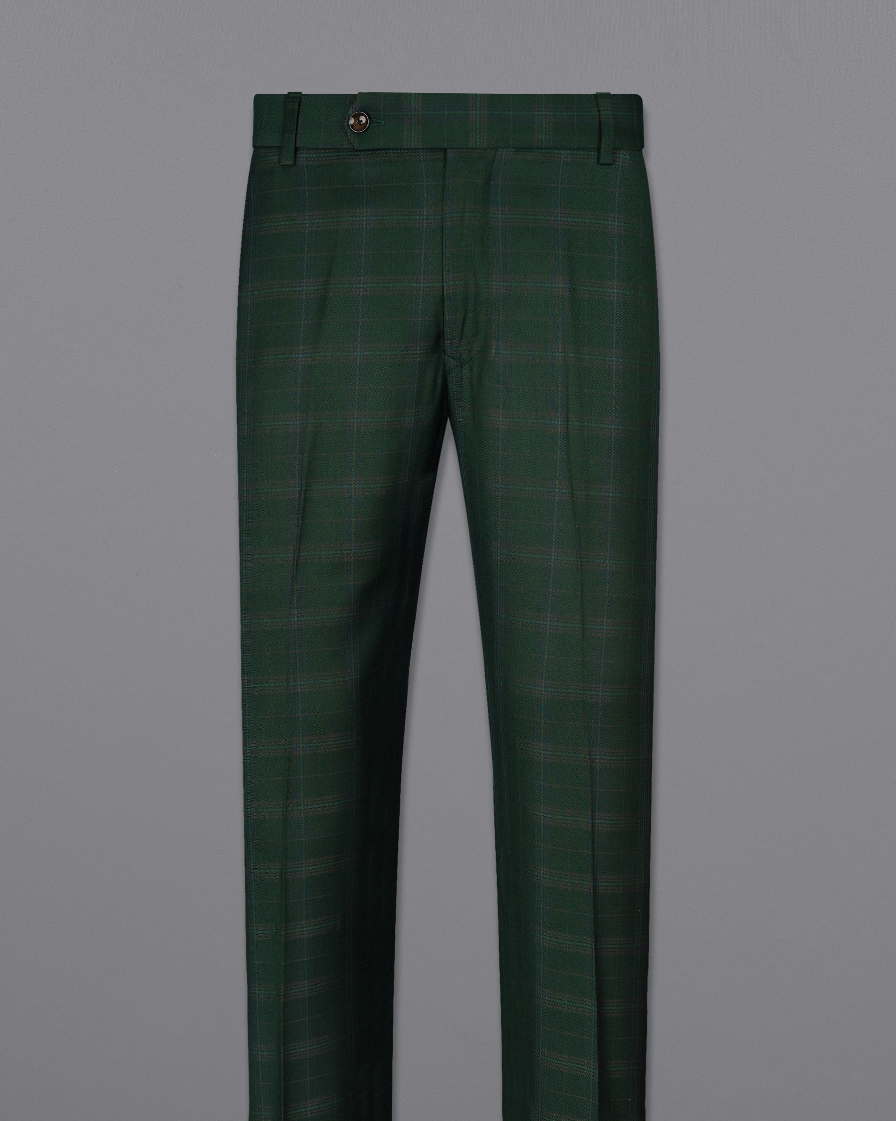 Celtic Green Super fine Plaid Woolrich Pant T1629-28, T1629-30, T1629-32, T1629-34, T1629-36, T1629-38, T1629-40, T1629-42, T1629-44