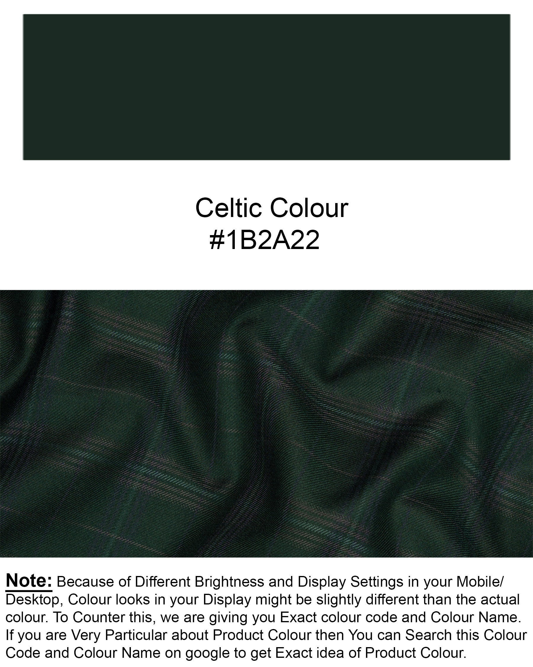 Celtic Green Super fine Plaid Woolrich Pant T1629-28, T1629-30, T1629-32, T1629-34, T1629-36, T1629-38, T1629-40, T1629-42, T1629-44