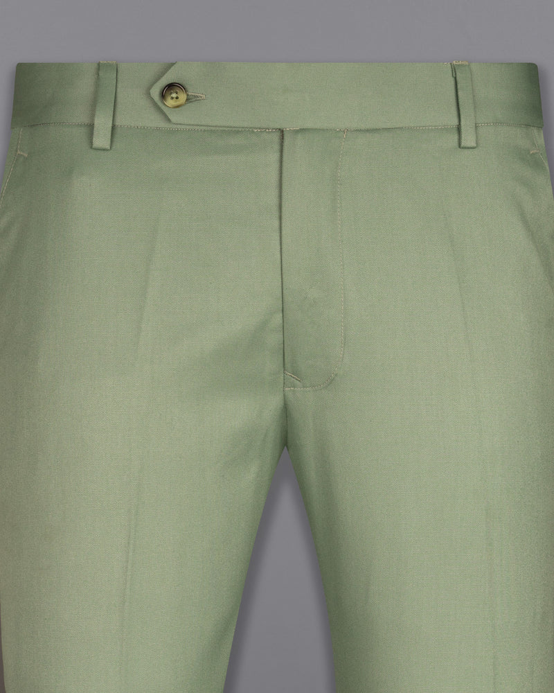 Buy Green Handcrafted Cotton Cigarette Pants  Green Cigarette Pants for  Women  Farida Gupta