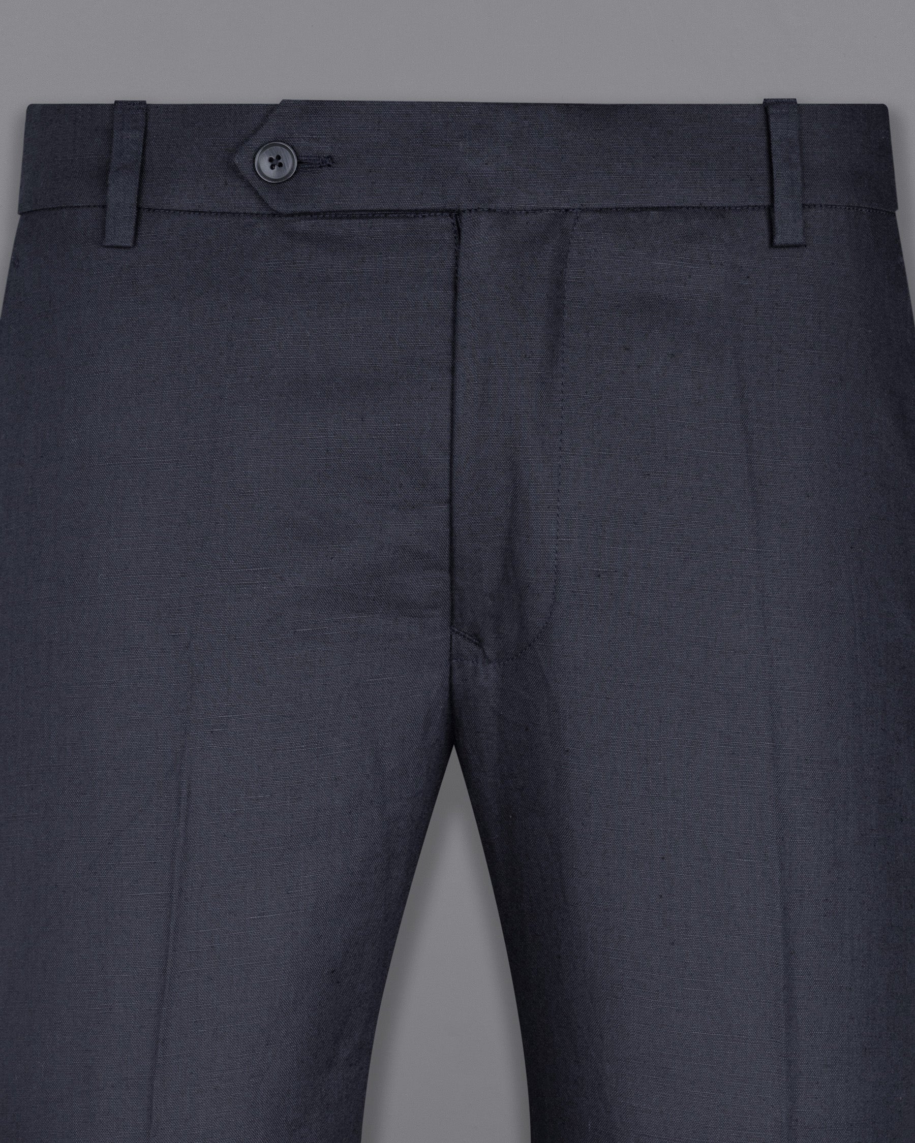 Navy Luxurious Linen Pant T1704-28, T1704-30, T1704-32, T1704-34, T1704-36, T1704-38, T1704-40, T1704-42, T1704-44