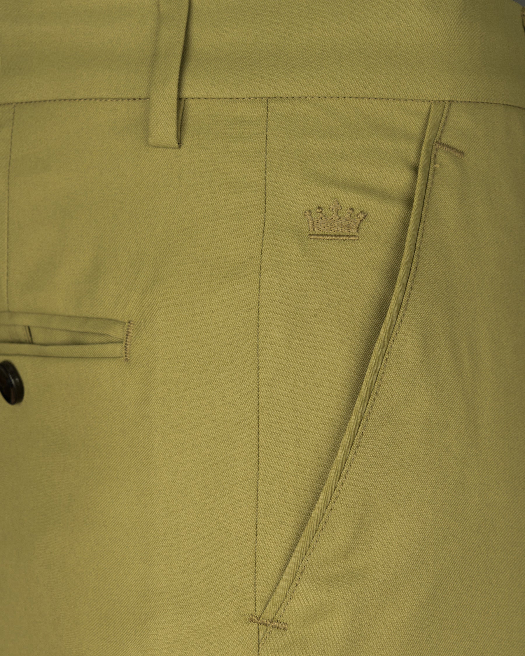 Limed Oak Solid Sports Pant