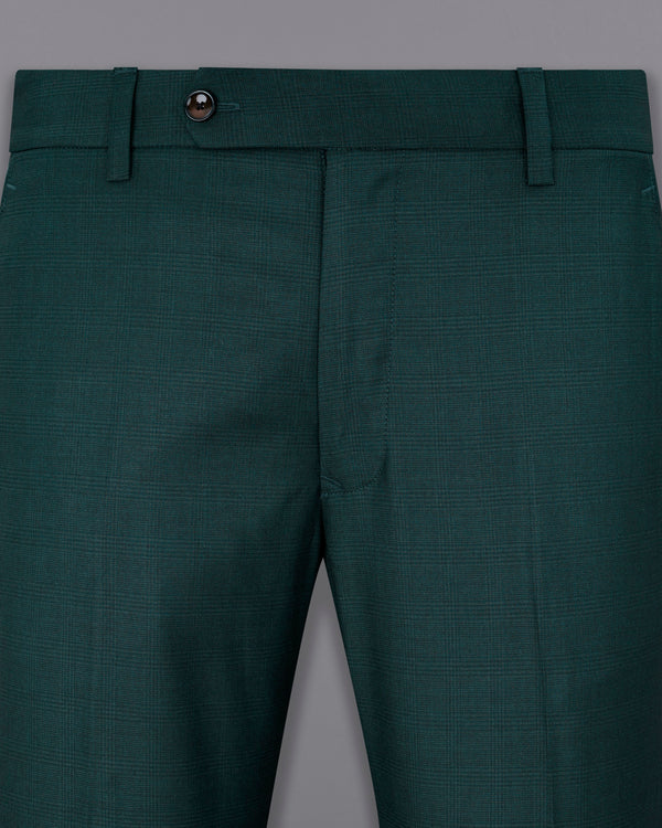 Cape Cod Green Subtle Plaid Pant T1747-28, T1747-30, T1747-32, T1747-34, T1747-36, T1747-38, T1747-40, T1747-42, T1747-44 