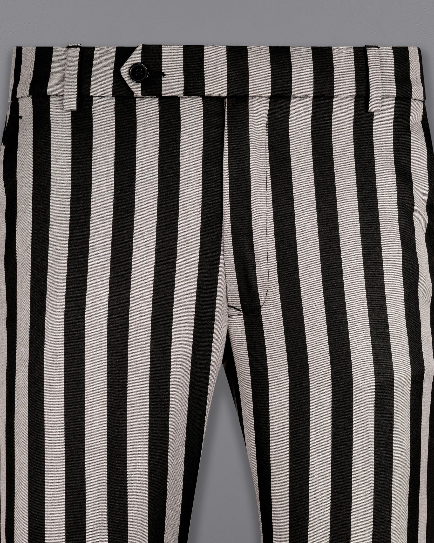 Nobel Grey with Black Striped Pant  T1781-28, T1781-30, T1781-32, T1781-34, T1781-36, T1781-38, T1781-40, T1781-42, T1781-44