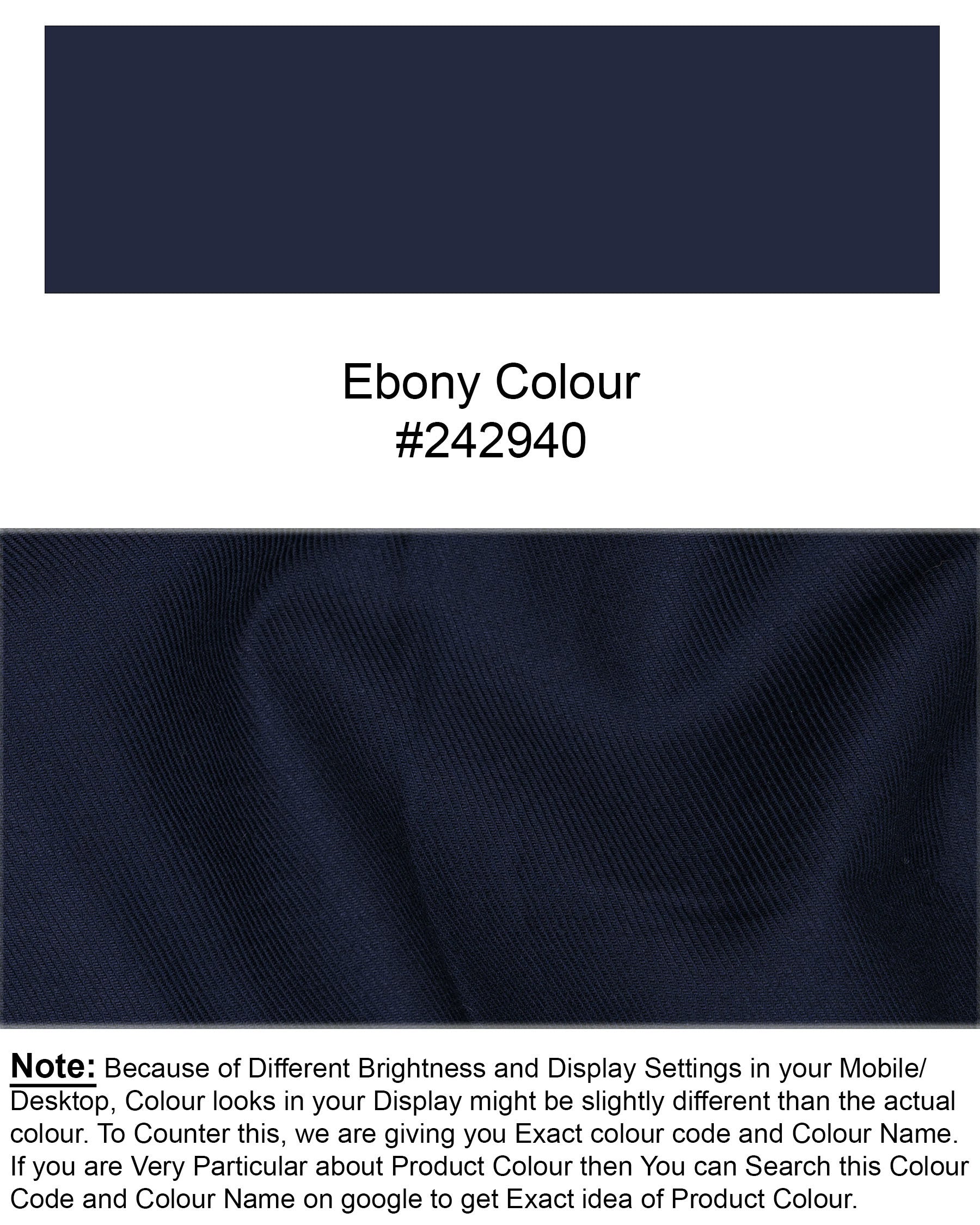 Ebony Blue Pant T1855-28, T1855-30, T1855-32, T1855-34, T1855-36, T1855-38, T1855-40, T1855-42, T1855-44