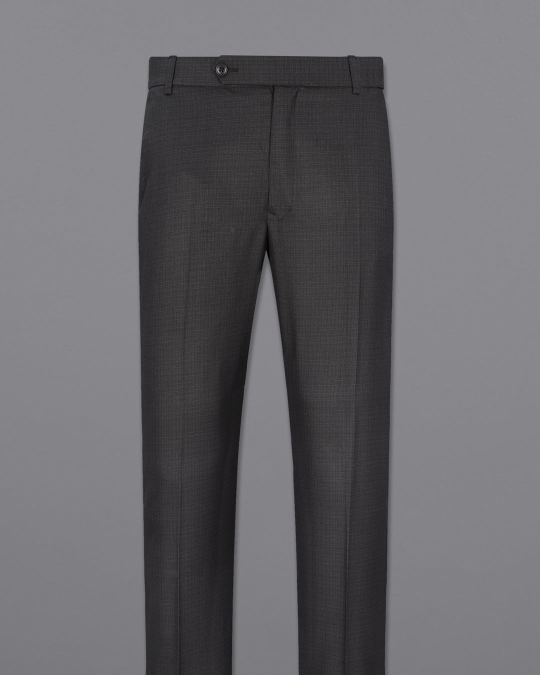 Slim-Fit Dark Grey Knit City Pant | RW&CO.