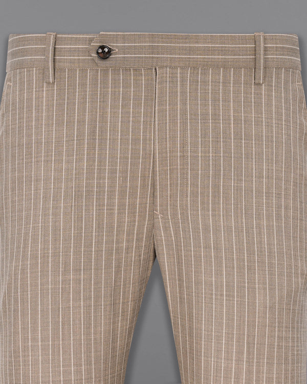 Hemp Brown Striped Pant T1875-28, T1875-30, T1875-32, T1875-34, T1875-36, T1875-38, T1875-40, T1875-42, T1875-44