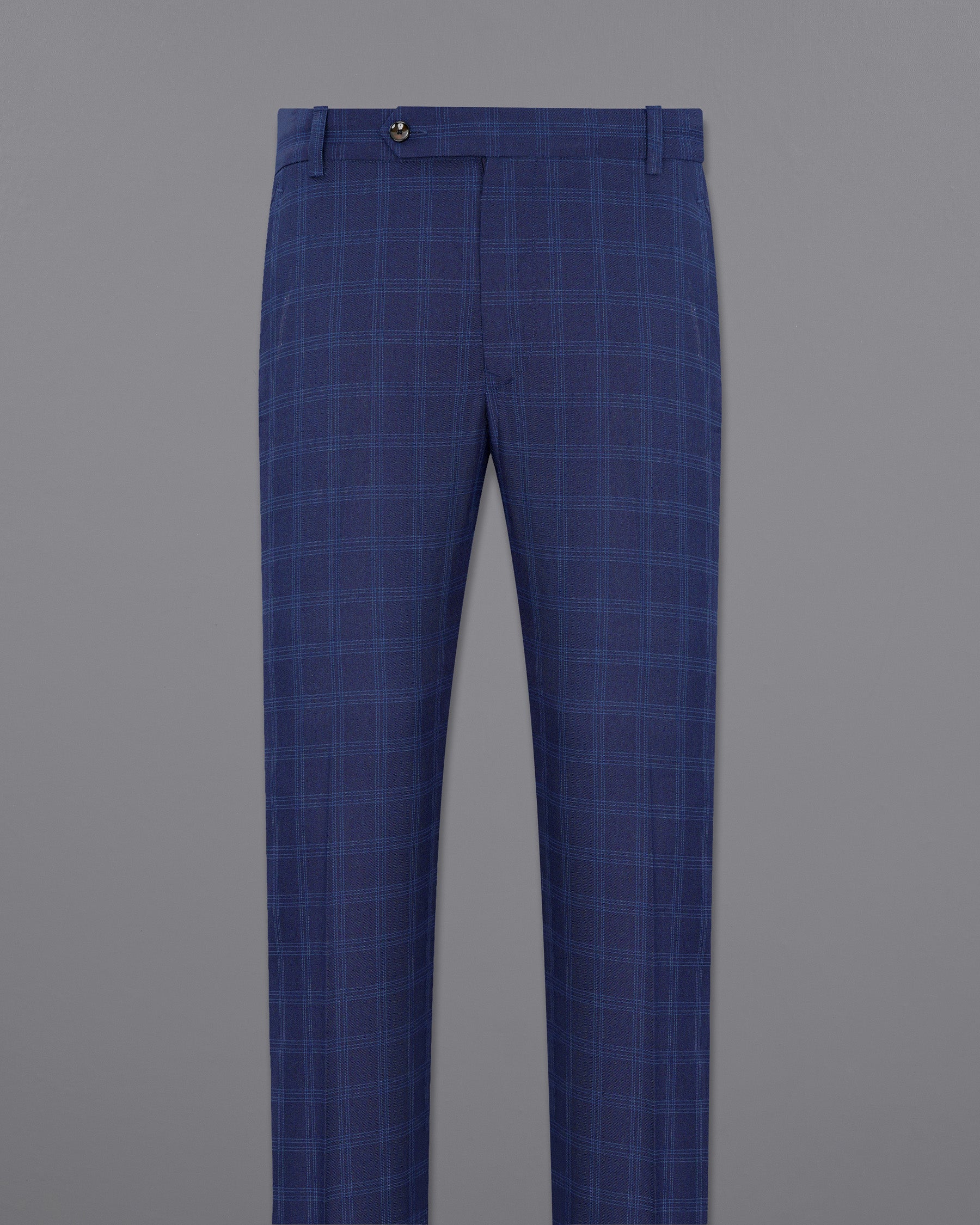 Tuna Blue Plaid Pant T1878-28, T1878-30, T1878-32, T1878-34, T1878-36, T1878-38, T1878-40, T1878-42, T1878-44