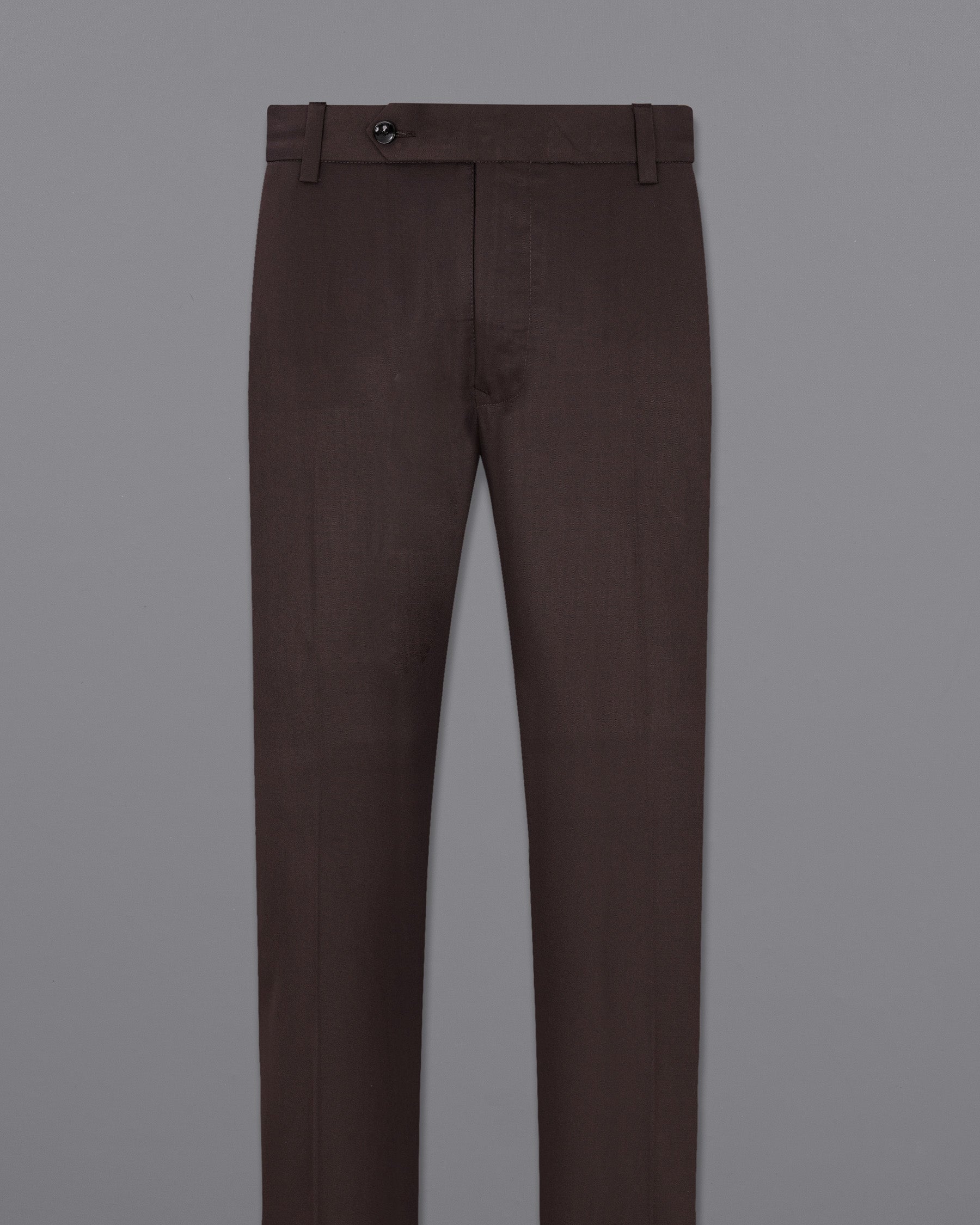 Bistre Brown Solid Pant T1910-28, T1910-30, T1910-32, T1910-34, T1910-36, T1910-38, T1910-40, T1910-42, T1910-44