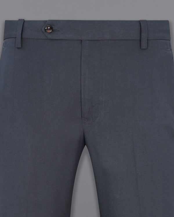 Iridium Grey Solid Pant T1913-28, T1913-30, T1913-32, T1913-34, T1913-36, T1913-38, T1913-40, T1913-42, T1913-44