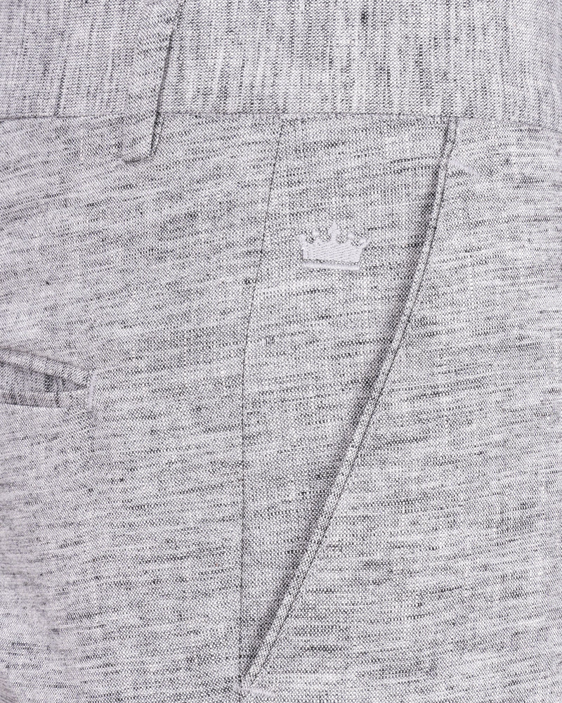 Sandstone Grey Textured Pant T1922-28, T1922-30, T1922-32, T1922-34, T1922-36, T1922-38, T1922-40, T1922-42, T1922-44