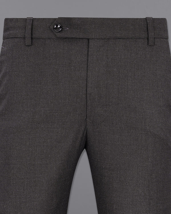 Baltic Sea Grey Textured Pant T1925-28, T1925-30, T1925-32, T1925-34, T1925-36, T1925-38, T1925-40, T1925-42, T1925-44