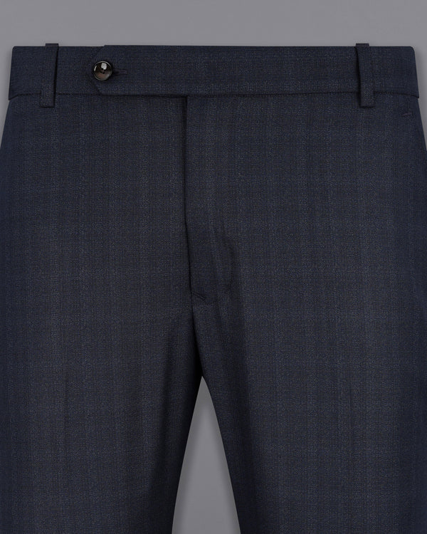 Gunmetal Blue Plaid Pant T1936-28, T1936-30, T1936-32, T1936-34, T1936-36, T1936-38, T1936-40, T1936-42, T1936-44