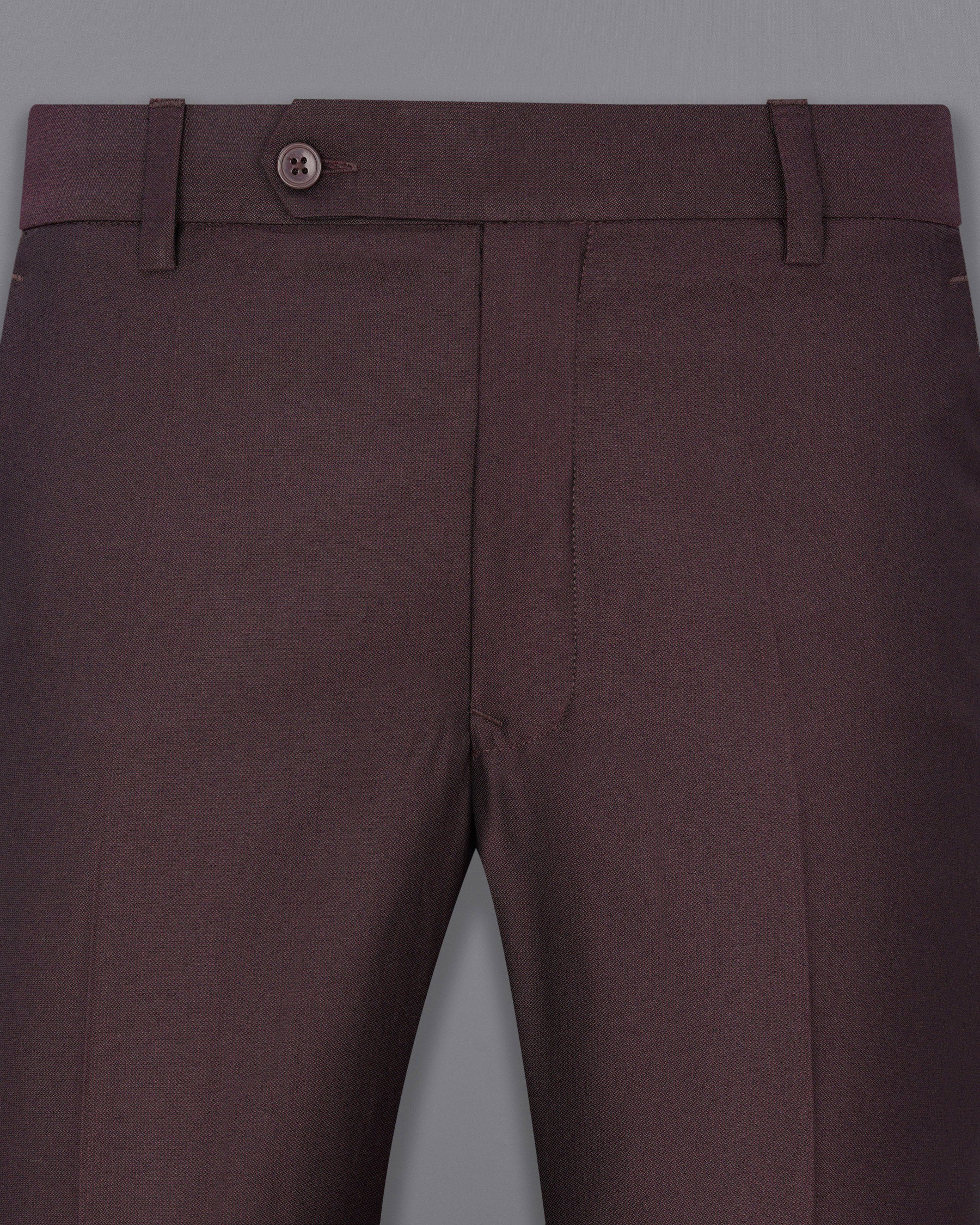 Bistre Wine Solid Pant T1937-28, T1937-30, T1937-32, T1937-34, T1937-36, T1937-38, T1937-40, T1937-42, T1937-44 