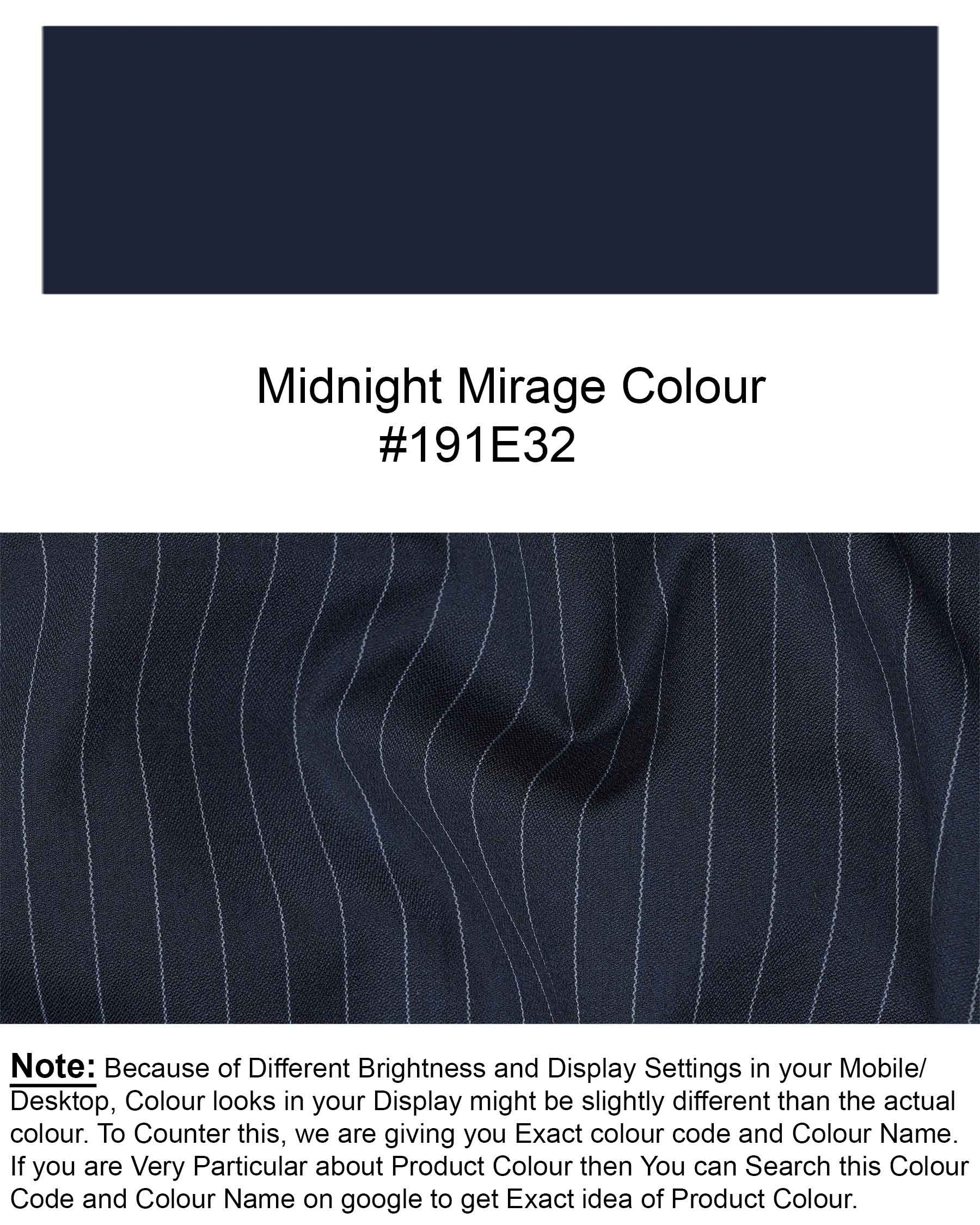 Midnight Mirage Navy Blue Striped Pant T1944-28, T1944-30, T1944-32, T1944-34, T1944-36, T1944-38, T1944-40, T1944-42, T1944-44 