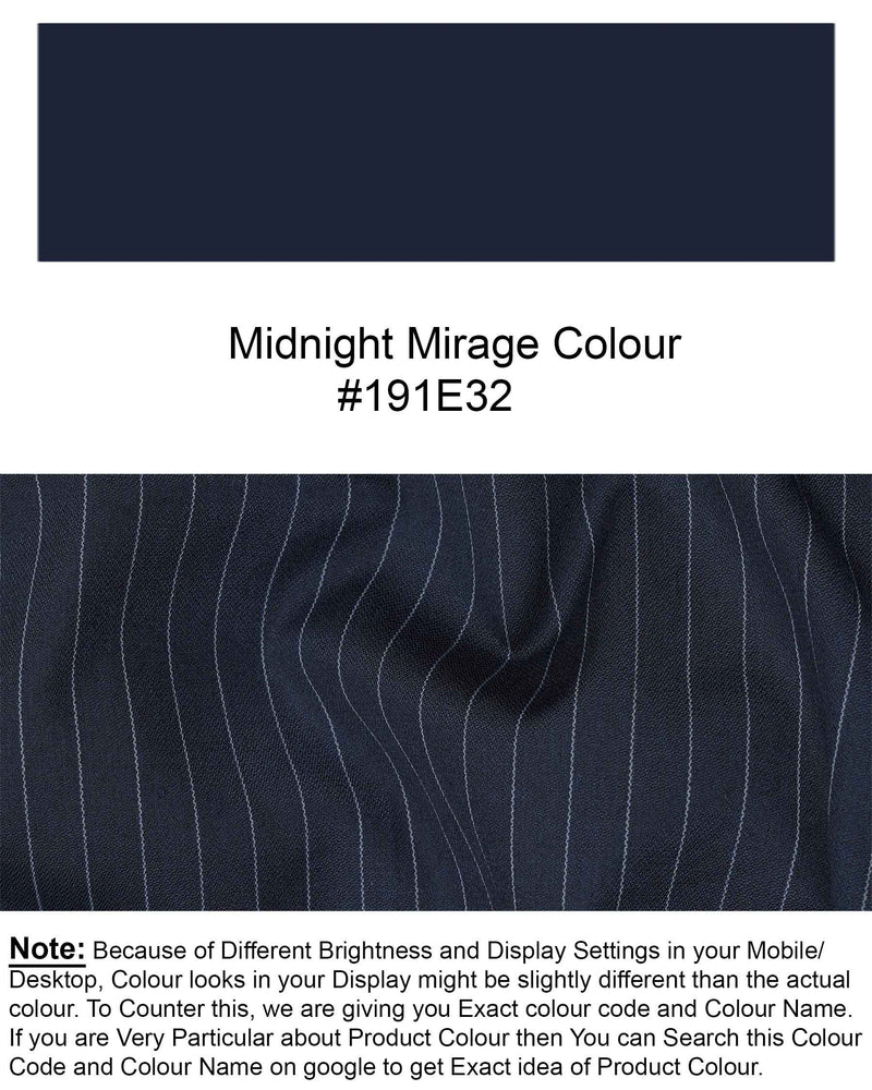 Midnight Mirage Navy Blue Striped Pant T1944-28, T1944-30, T1944-32, T1944-34, T1944-36, T1944-38, T1944-40, T1944-42, T1944-44 