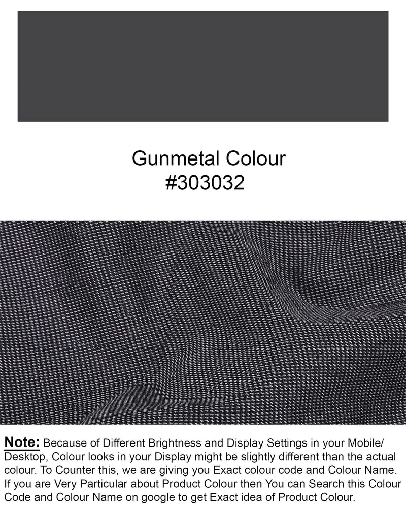 Gunmetal Gray Cotton Pant T1959-28, T1959-30, T1959-32, T1959-34, T1959-36, T1959-38, T1959-40, T1959-42, T1959-44
