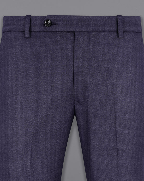 Martinique Navy Blue Checkered Pant T1963-28, T1963-30, T1963-32, T1963-34, T1963-36, T1963-38, T1963-40, T1963-42, T1963-44