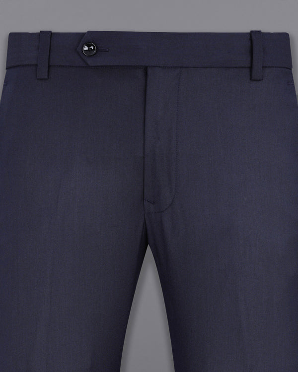 Gunmetal Blue Solid Pant T1973-28, T1973-30, T1973-32, T1973-34, T1973-36, T1973-38, T1973-40, T1973-42, T1973-44