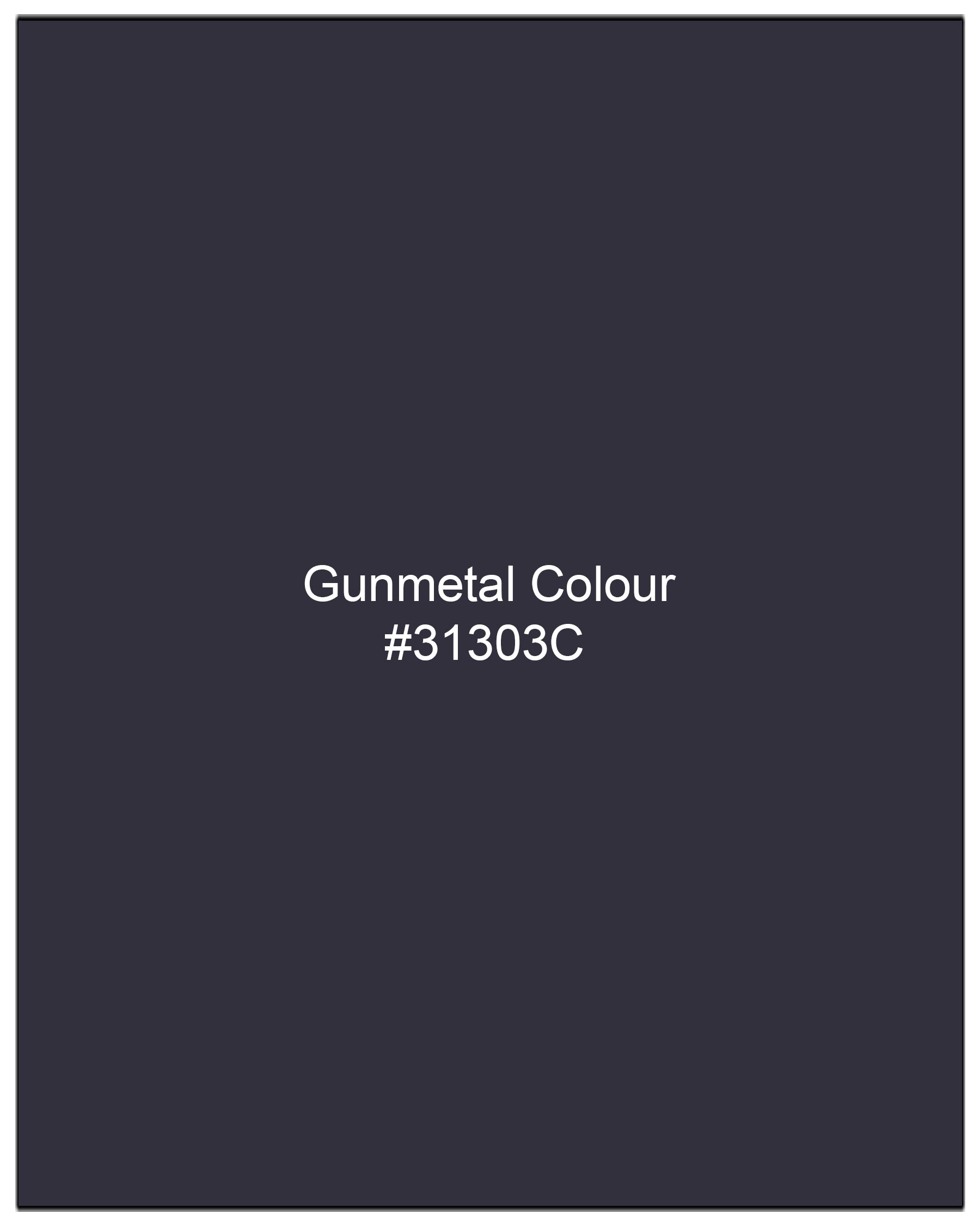 Gunmetal Blue Solid Pant T1973-28, T1973-30, T1973-32, T1973-34, T1973-36, T1973-38, T1973-40, T1973-42, T1973-44