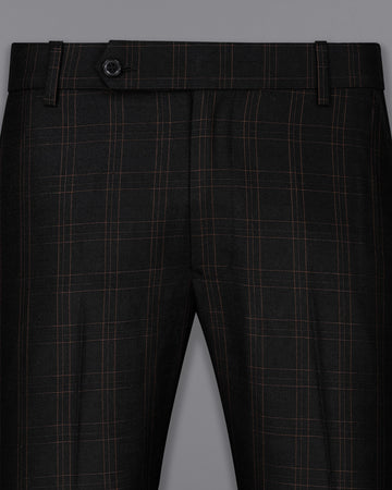Jaguar Black Plaid Pant T1995-28, T1995-30, T1995-32, T1995-34, T1995-36, T1995-38, T1995-40, T1995-42, T1995-44
