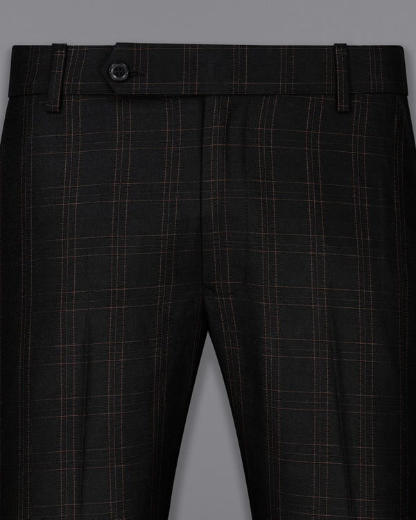 Jaguar Black Plaid Pant T1995-28, T1995-30, T1995-32, T1995-34, T1995-36, T1995-38, T1995-40, T1995-42, T1995-44