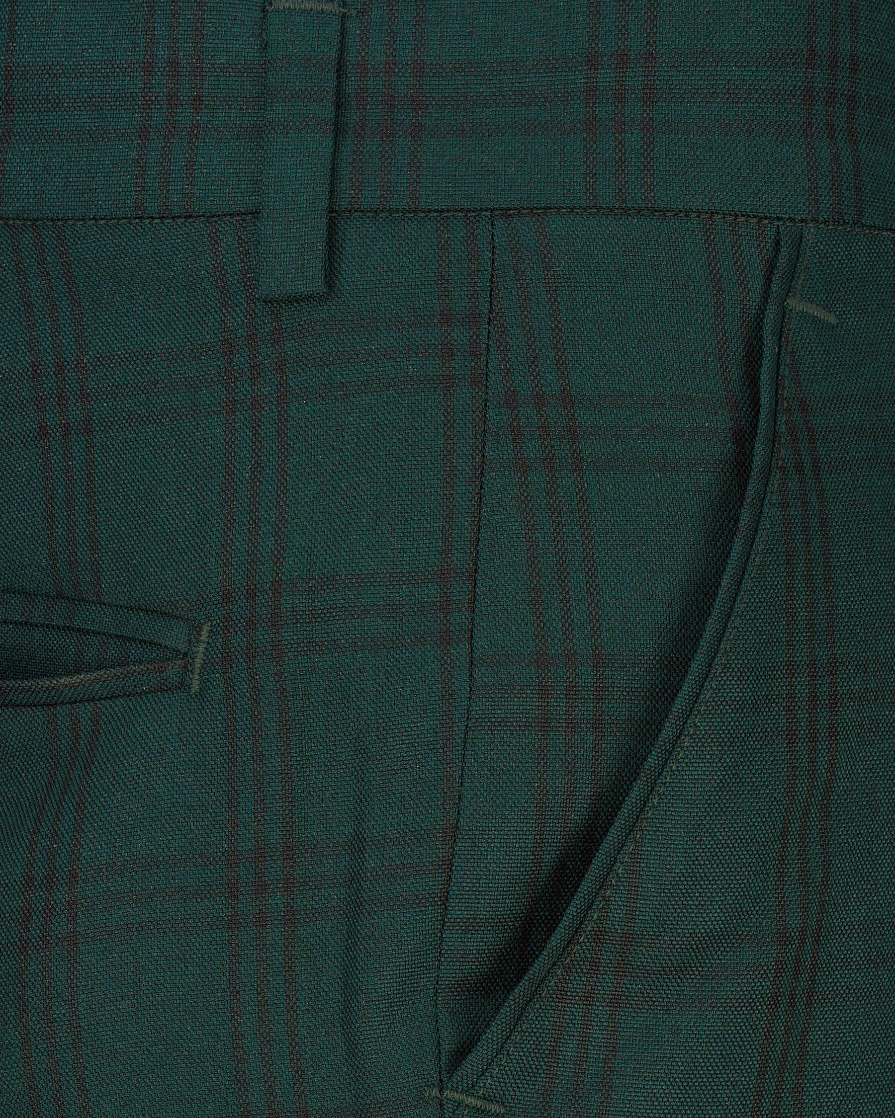 Timber Dark Green With Black Plaid Pant T1996-28, T1996-30, T1996-32, T1996-34, T1996-36, T1996-38, T1996-40, T1996-42, T1996-44