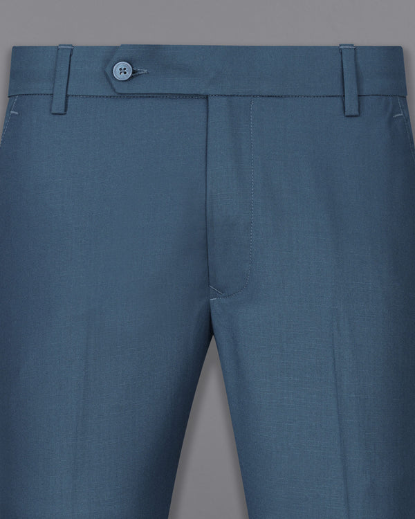 River Bed Blue Textured Pant T1999-28, T1999-30, T1999-32, T1999-34, T1999-36, T1999-38, T1999-40, T1999-42, T1999-44