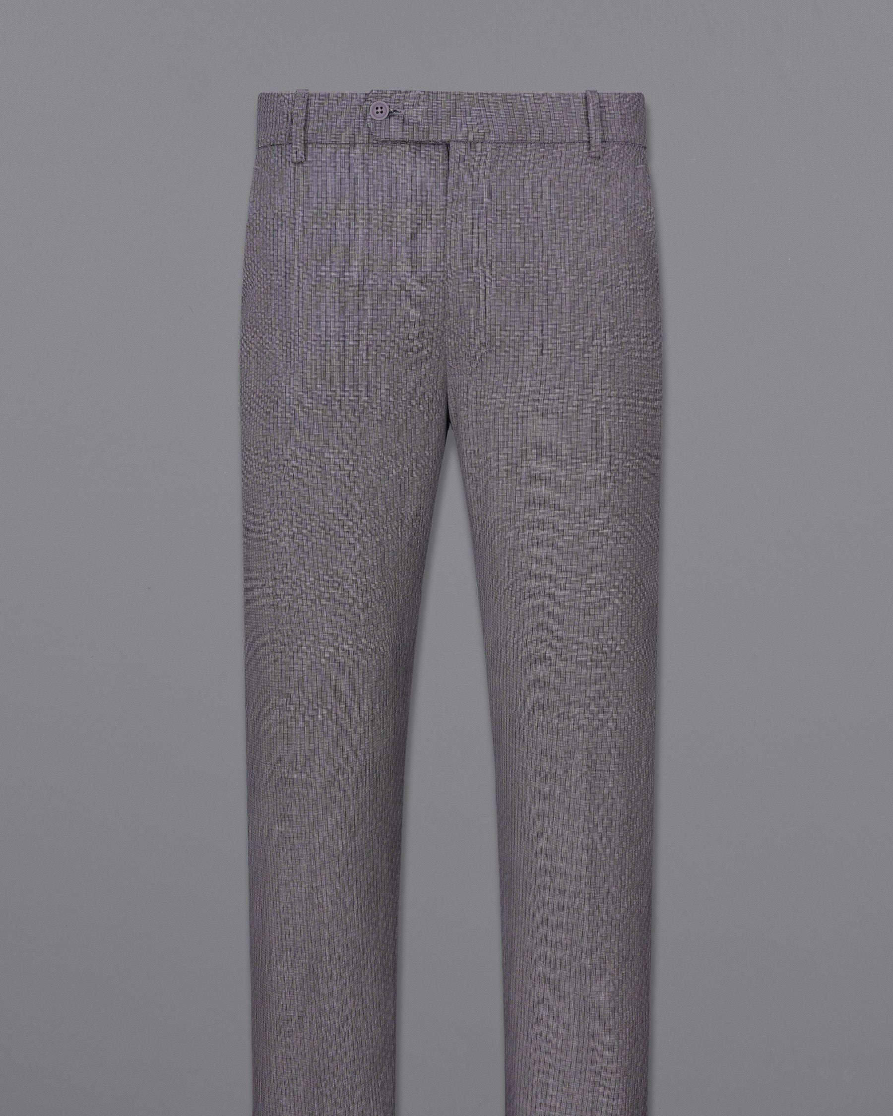 Mobster Gray Textured Pant T2002-28, T2002-30, T2002-32, T2002-34, T2002-36, T2002-38, T2002-40, T2002-42, T2002-44